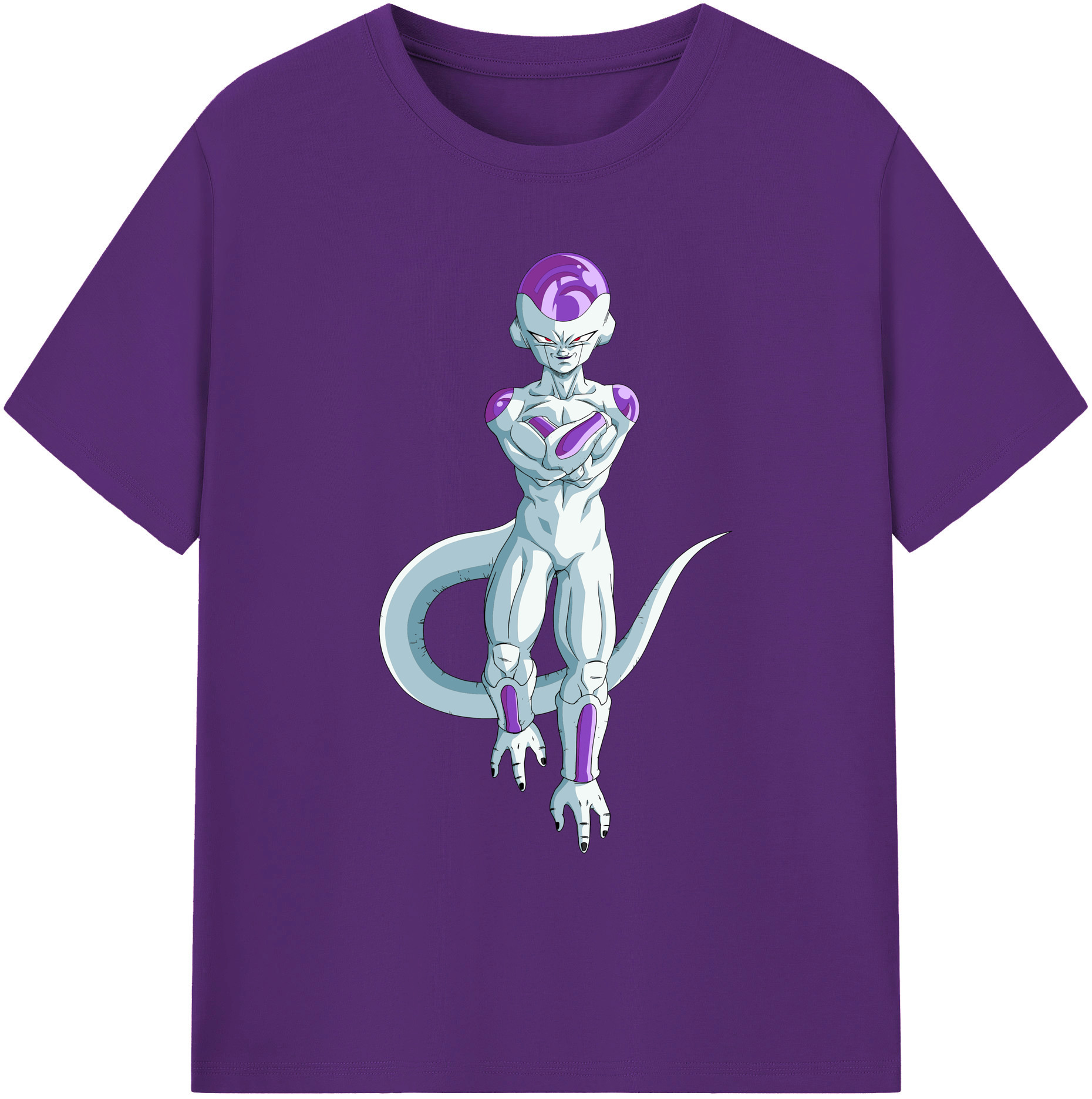 （画像用） ドラゴンボール フリーザ DRAGON BALL Frieza 綿100％ メンズ半袖Tシャツ｜肌触りやわらか＆通気性