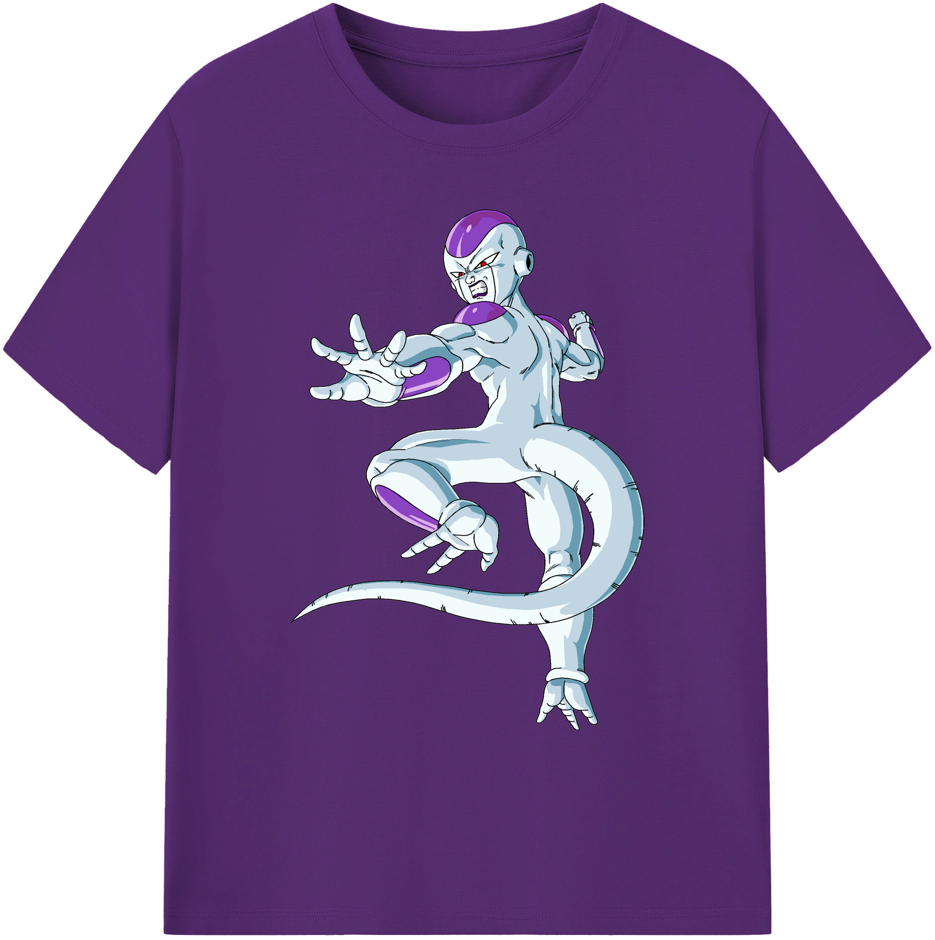 （画像用） ドラゴンボール フリーザ DRAGON BALL Frieza 綿100％ メンズ半袖Tシャツ｜肌触りやわらか＆通気性