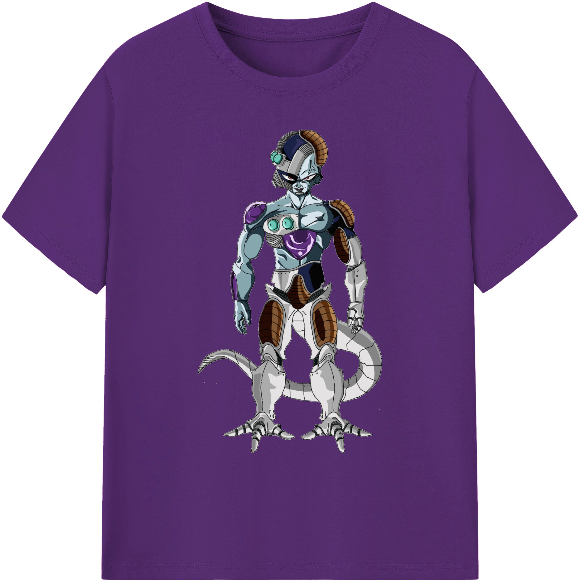 （画像用） ドラゴンボール クウラ DRAGON BALL Cooler Coora 綿100％ メンズ半袖Tシャツ｜肌触りやわらか＆通気性