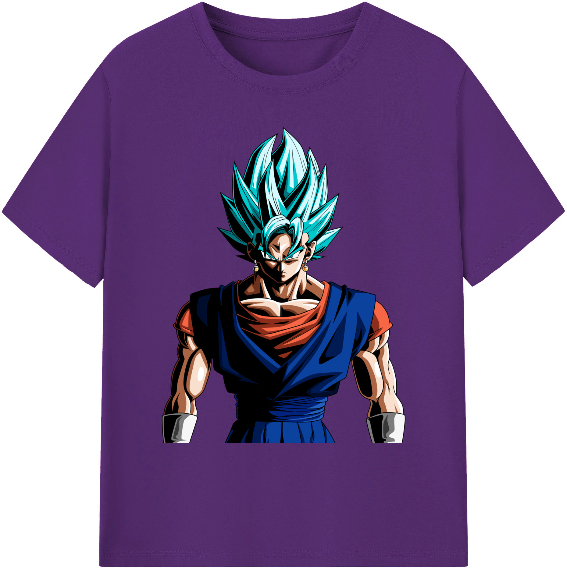 （画像用） ドラゴンボール ベジット DRAGON BALL Vegetto 綿100％ メンズ半袖Tシャツ｜肌触りやわらか＆通気性