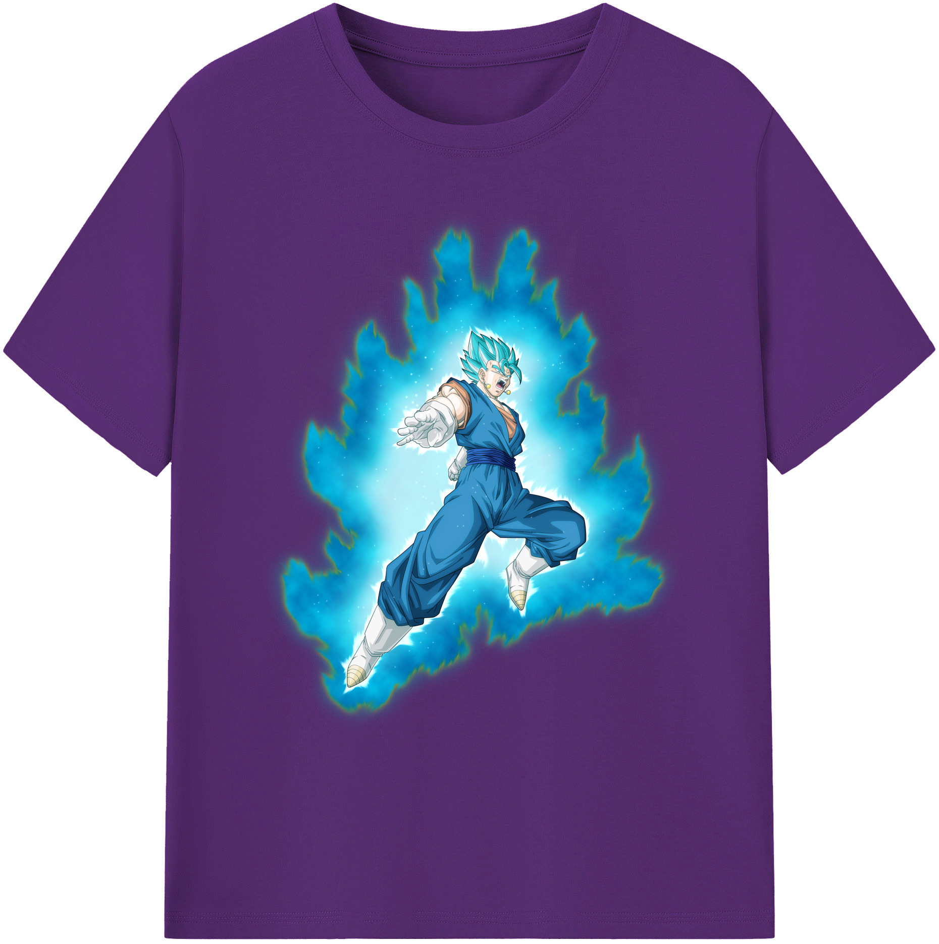 （画像用） ドラゴンボール ベジット DRAGON BALL Vegetto 綿100％ メンズ半袖Tシャツ｜肌触りやわらか＆通気性