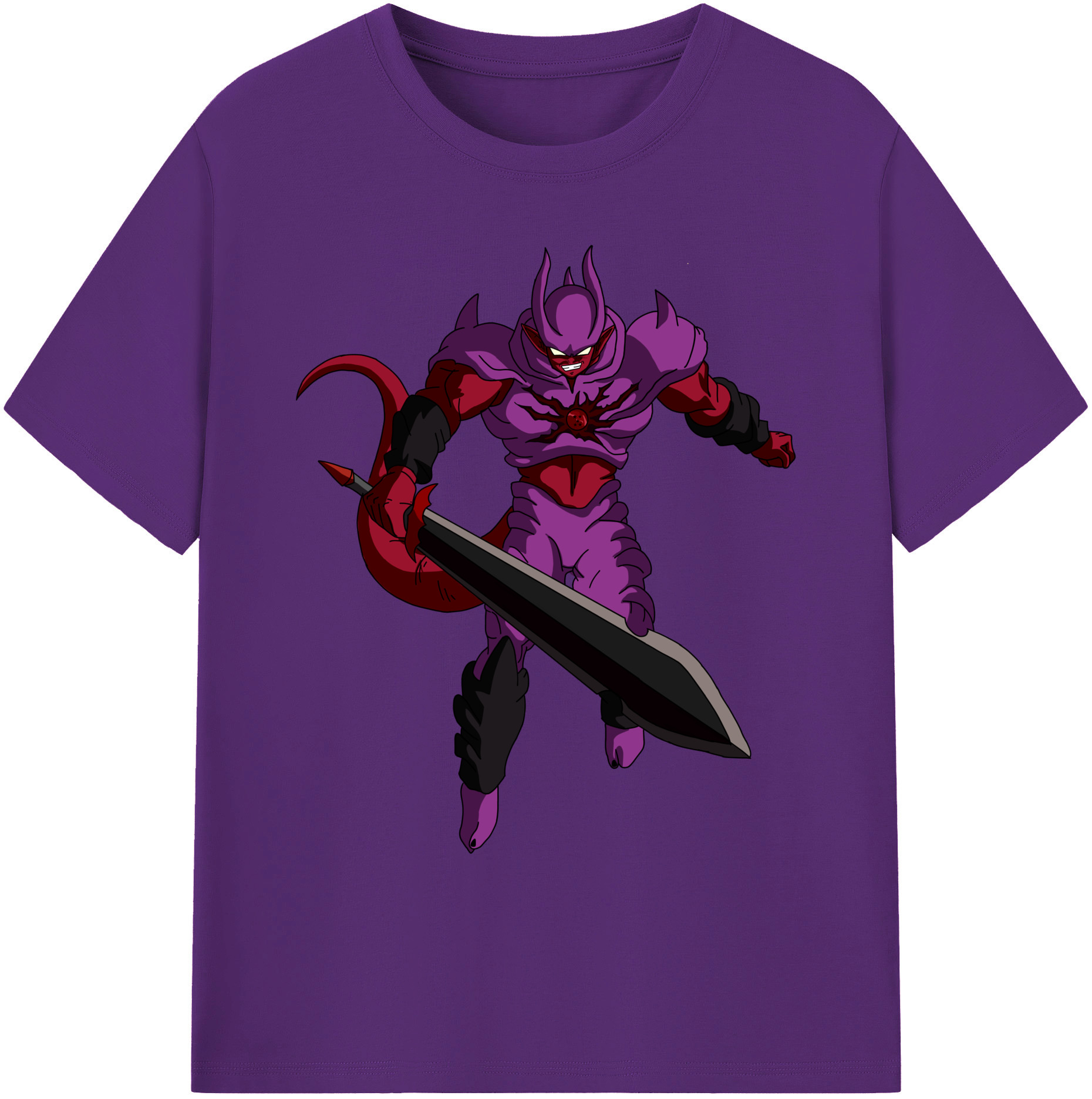（画像用） ドラゴンボール ジャネンバ DRAGON BALL Janemba 綿100％ メンズ半袖Tシャツ｜肌触りやわらか＆通気性