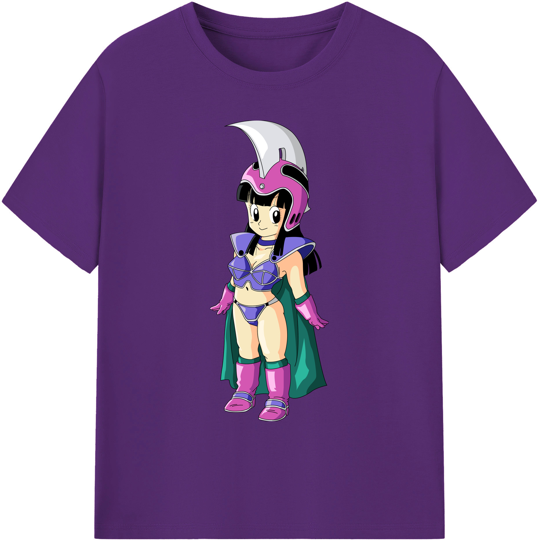 （画像用） ドラゴンボール チチ DRAGON BALL Chichi 綿100％ メンズ半袖Tシャツ｜肌触りやわらか＆通気性