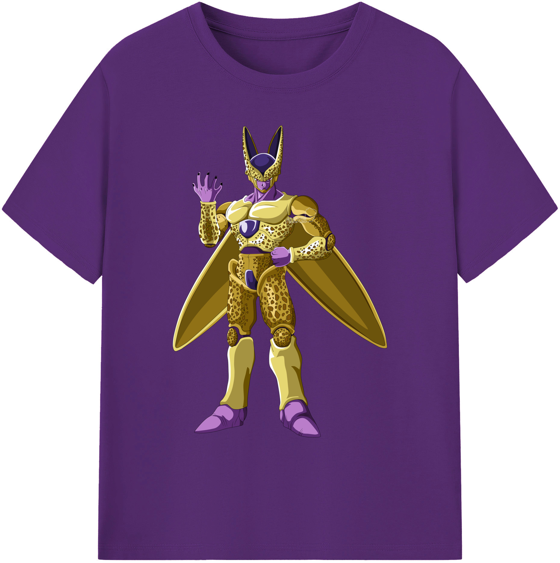 （画像用） ドラゴンボール セル DRAGON BALL Cell 綿100％ メンズ半袖Tシャツ｜肌触りやわらか＆通気性