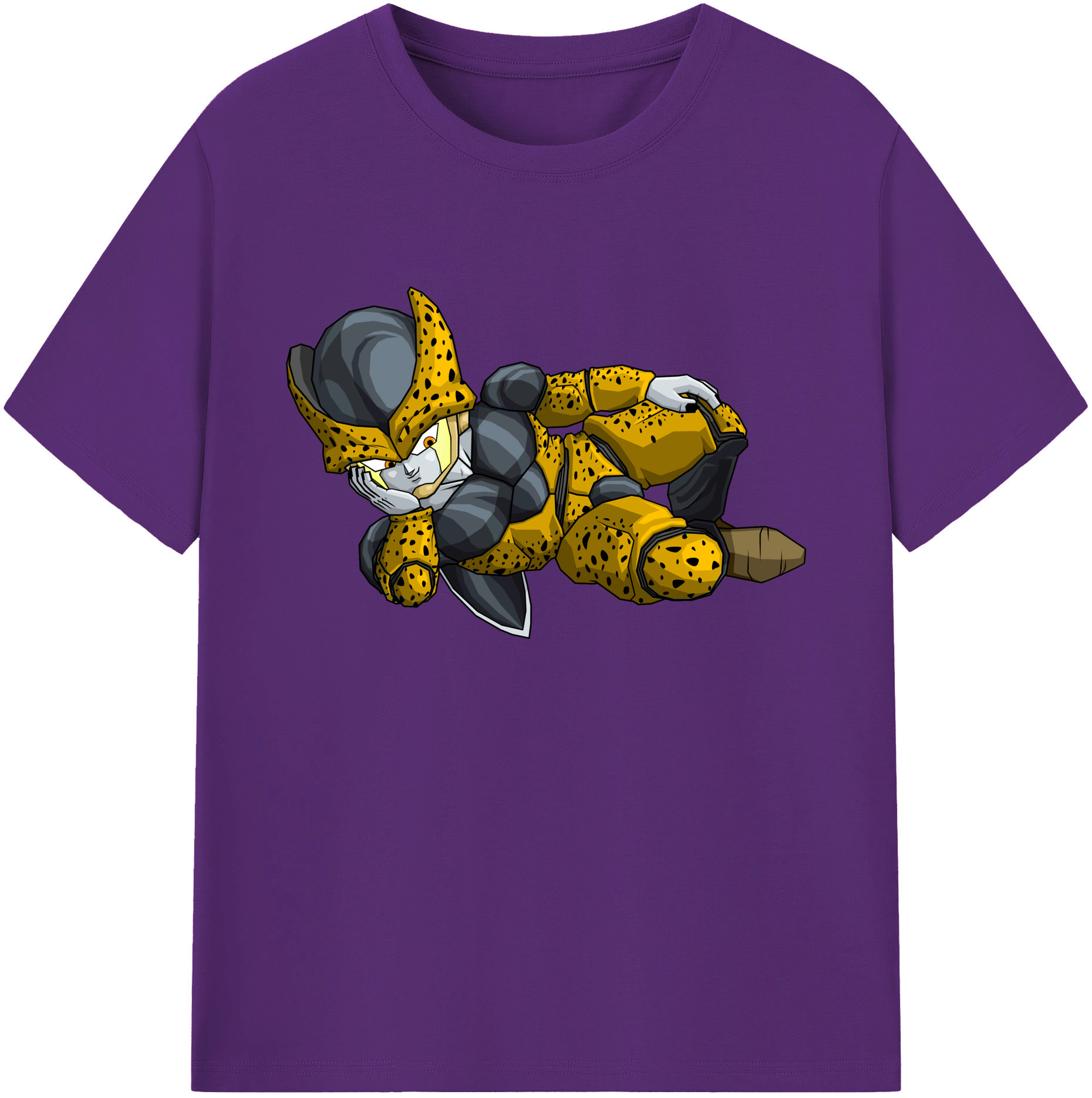 （画像用） ドラゴンボール セル DRAGON BALL Cell 綿100％ メンズ半袖Tシャツ｜肌触りやわらか＆通気性