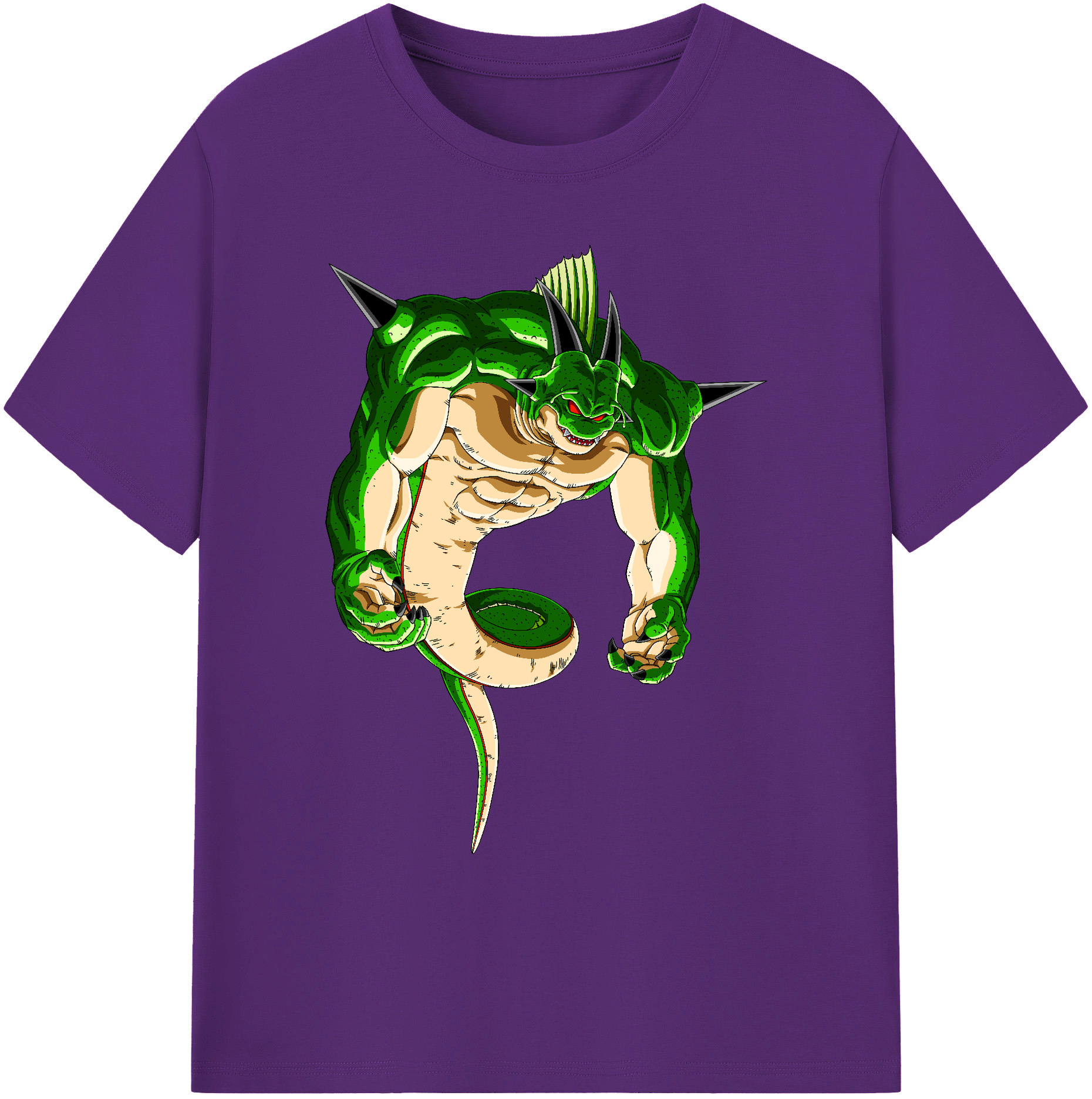 （画像用） ドラゴンボール 神龍 シェンロン DRAGON BALL Shenron 綿100％ メンズ半袖Tシャツ｜肌触りやわらか＆通気性