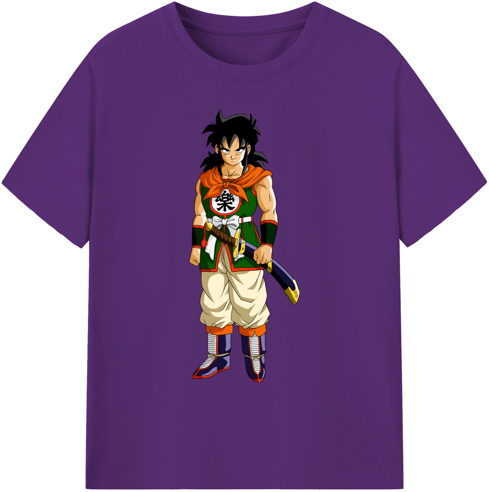 （画像用） ドラゴンボール ヤムチャ DRAGON BALL Yamcha 綿100％ メンズ半袖Tシャツ｜肌触りやわらか＆通気性