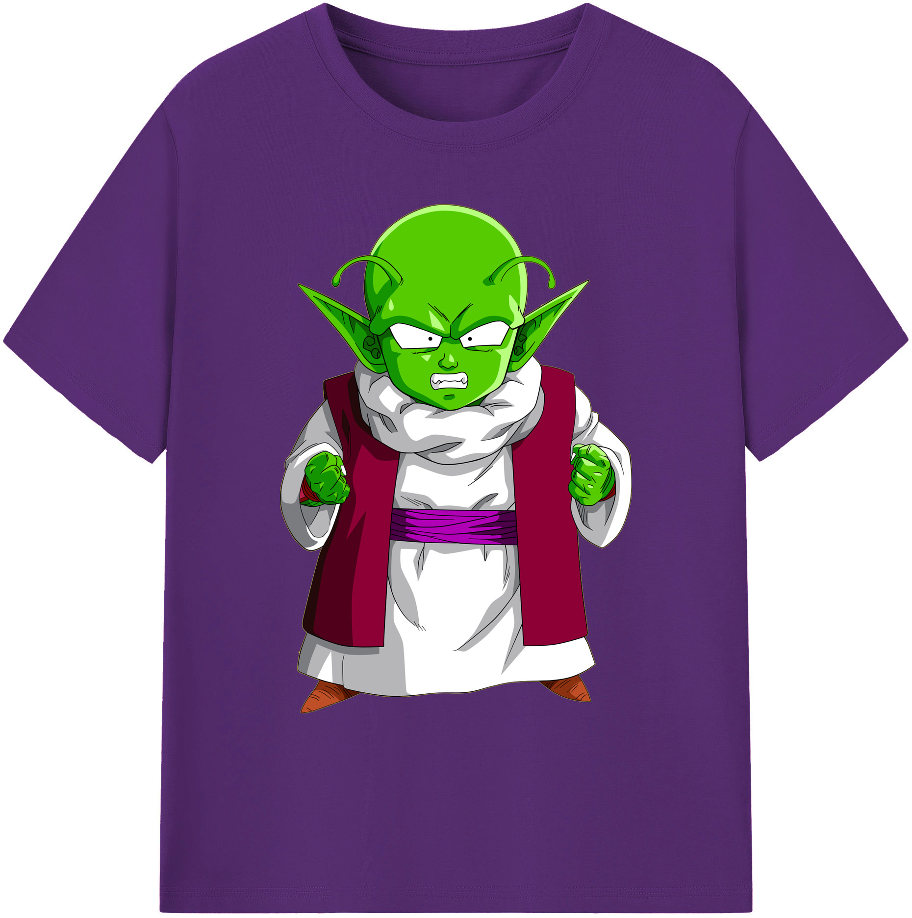 （画像用） ドラゴンボール ピッコロ DRAGON BALL Piccolo 綿100％ メンズ半袖Tシャツ｜肌触りやわらか＆通気性