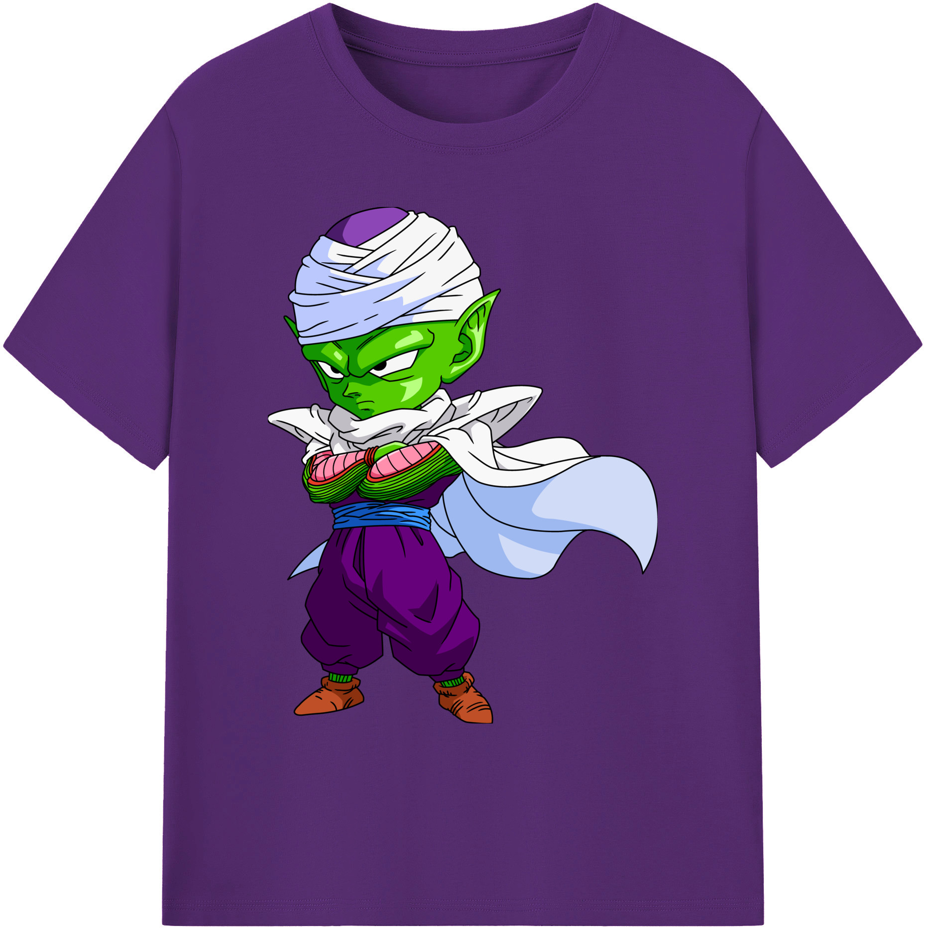 （画像用） ドラゴンボール ピッコロ DRAGON BALL Piccolo 綿100％ メンズ半袖Tシャツ｜肌触りやわらか＆通気性