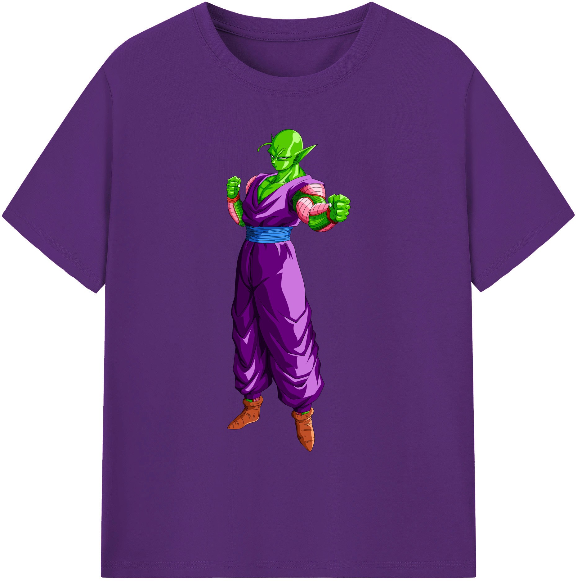（画像用） ドラゴンボール ピッコロ DRAGON BALL Piccolo 綿100％ メンズ半袖Tシャツ｜肌触りやわらか＆通気性