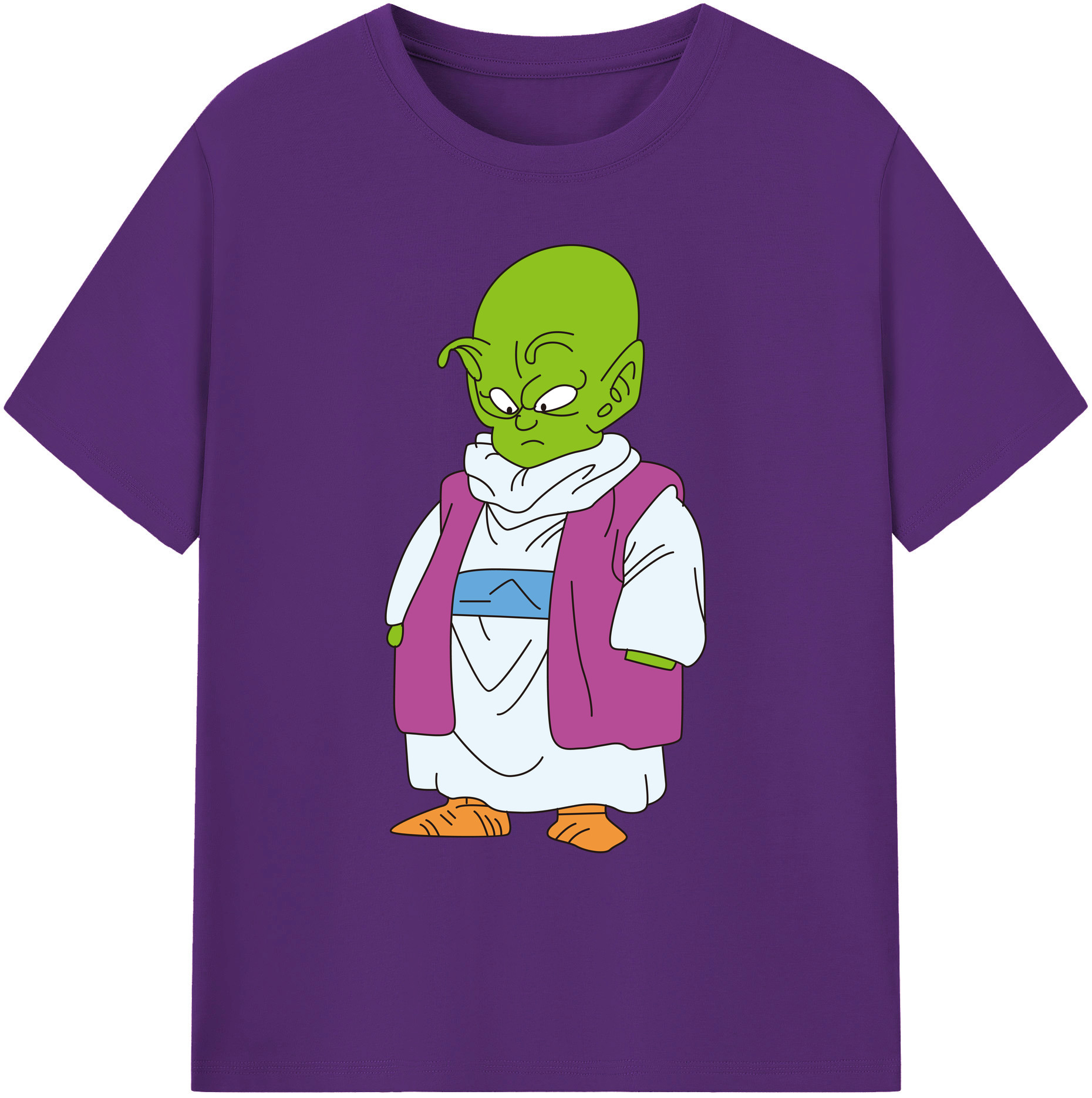 （画像用） ドラゴンボール ピッコロ DRAGON BALL Piccolo 綿100％ メンズ半袖Tシャツ｜肌触りやわらか＆通気性