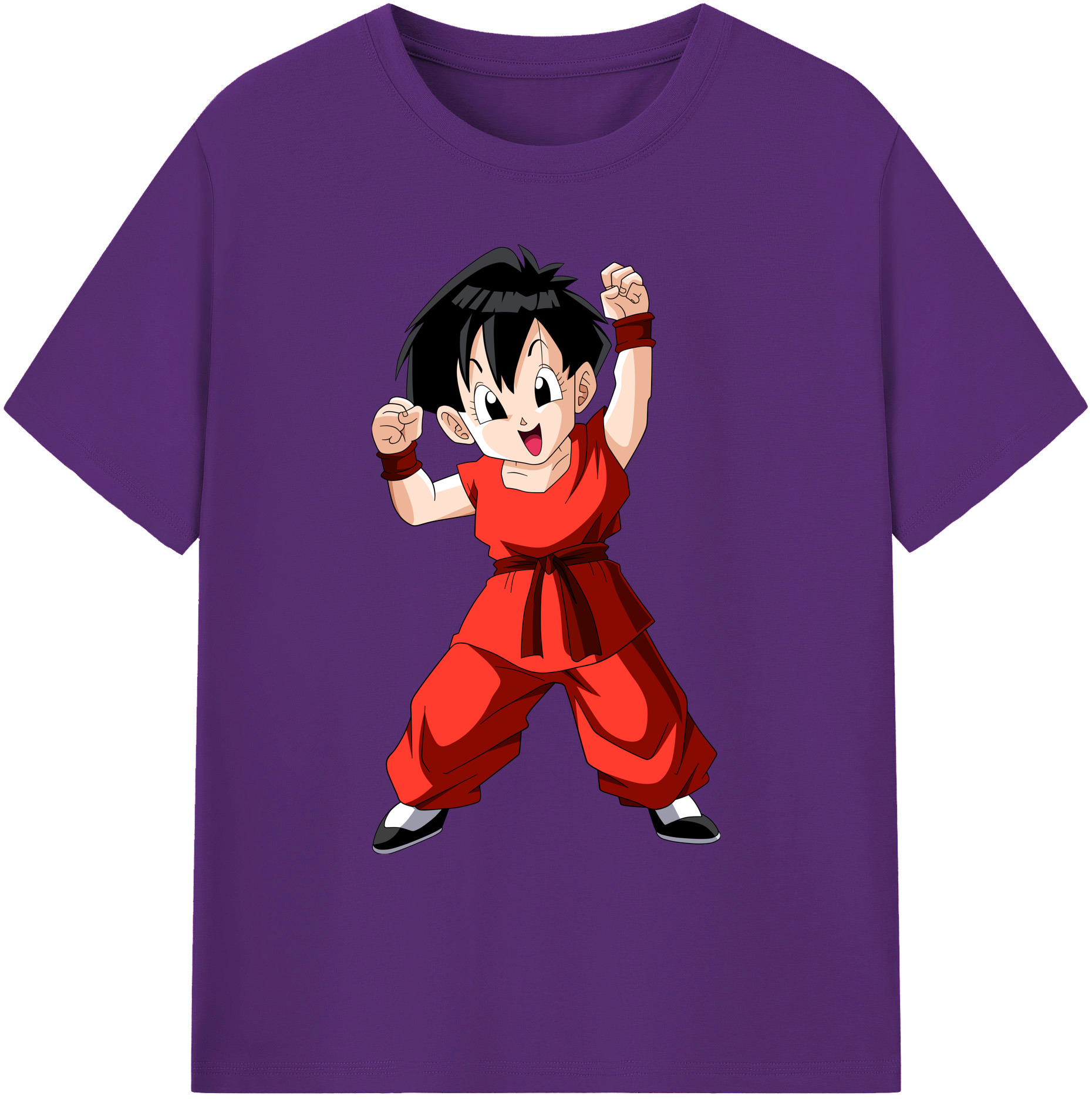 （画像用） ドラゴンボール パン DRAGON BALL Pan 綿100％ メンズ半袖Tシャツ｜肌触りやわらか＆通気性