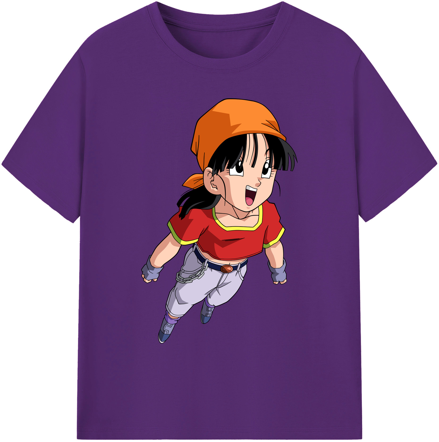 （画像用） ドラゴンボール パン DRAGON BALL Pan 綿100％ メンズ半袖Tシャツ｜肌触りやわらか＆通気性