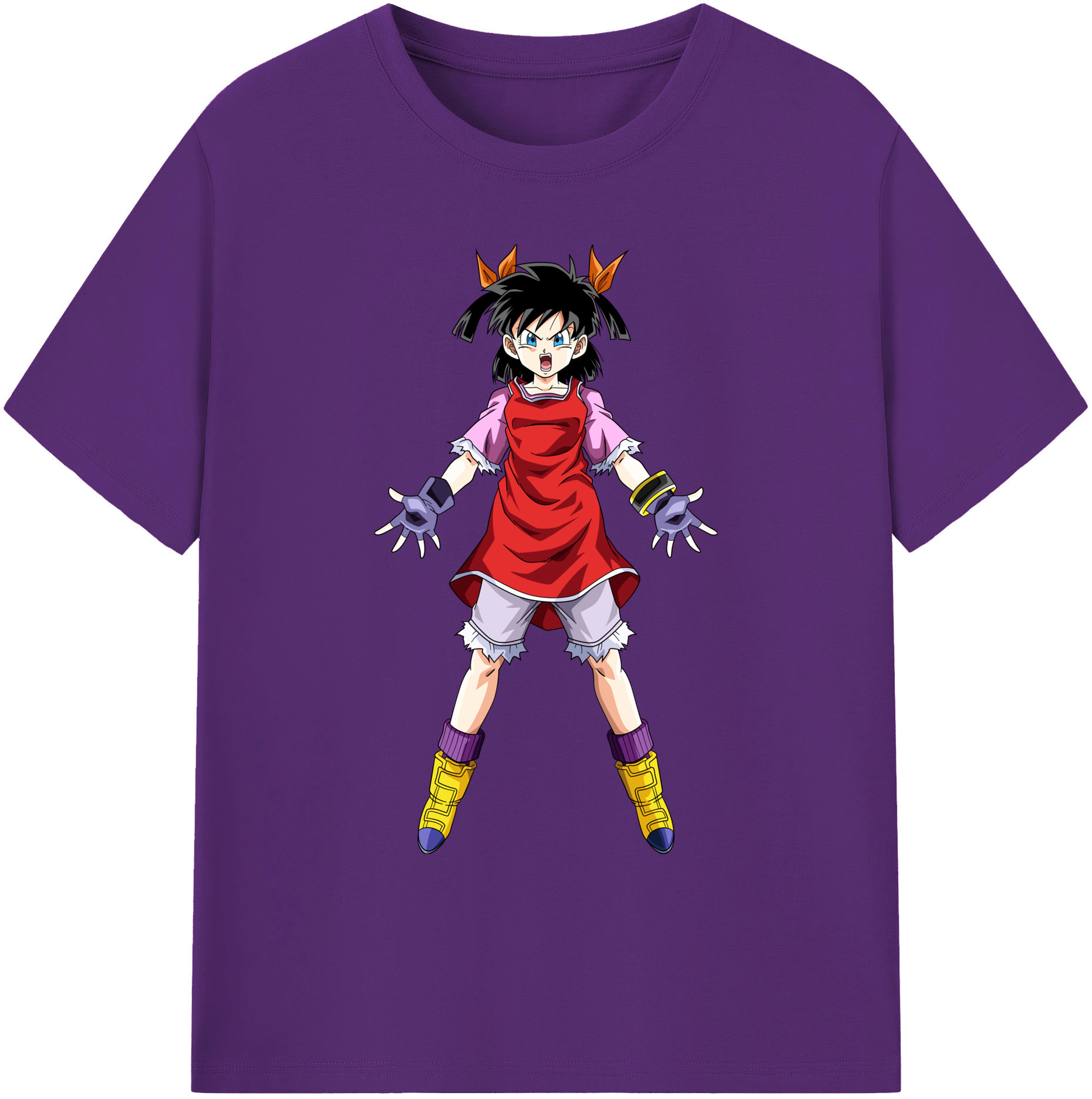 （画像用） ドラゴンボール パン DRAGON BALL Pan 綿100％ メンズ半袖Tシャツ｜肌触りやわらか＆通気性
