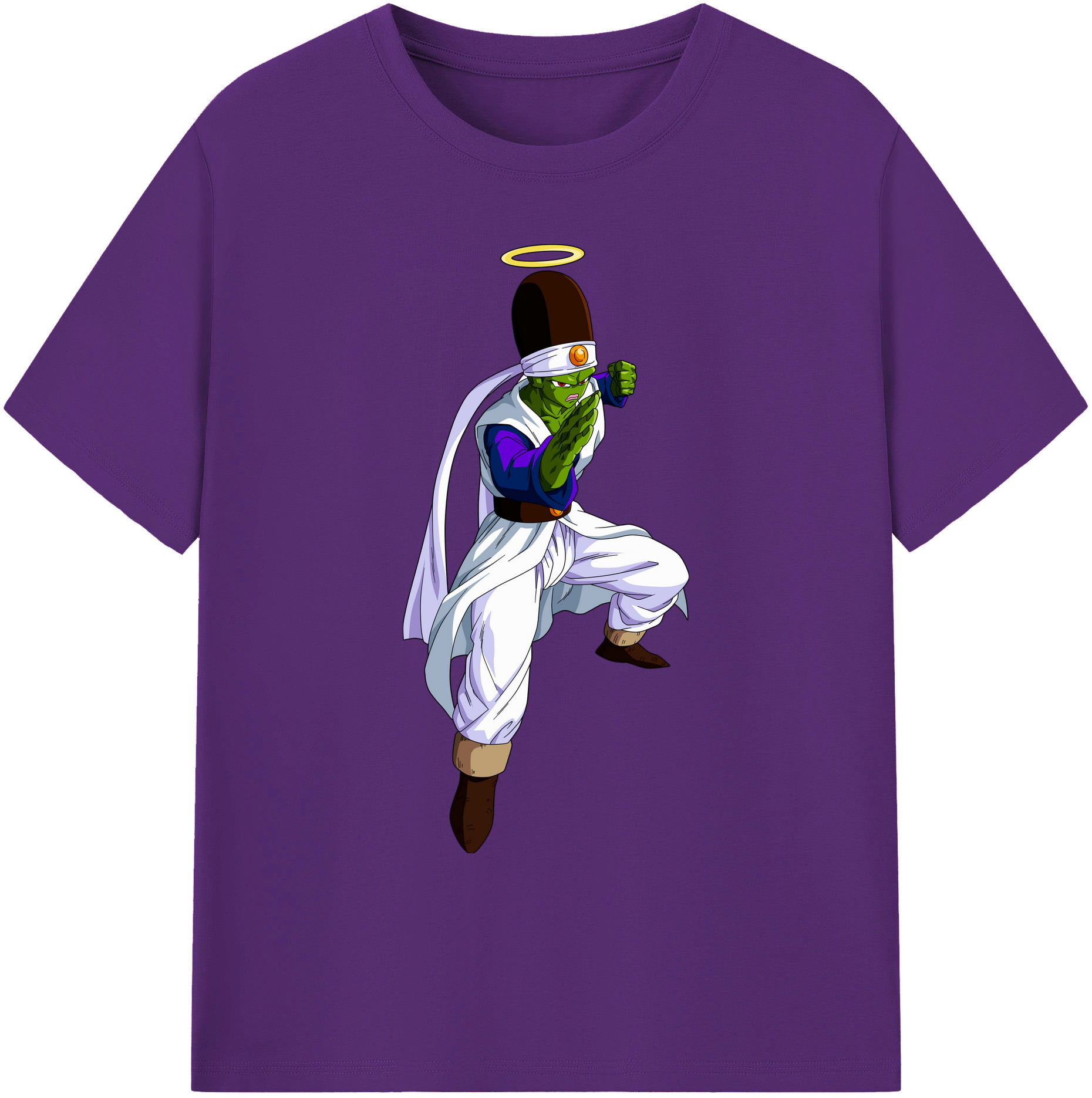 （画像用） ドラゴンボール パイクーハン DRAGON BALL Pikkon 綿100％ メンズ半袖Tシャツ｜肌触りやわらか＆通気性