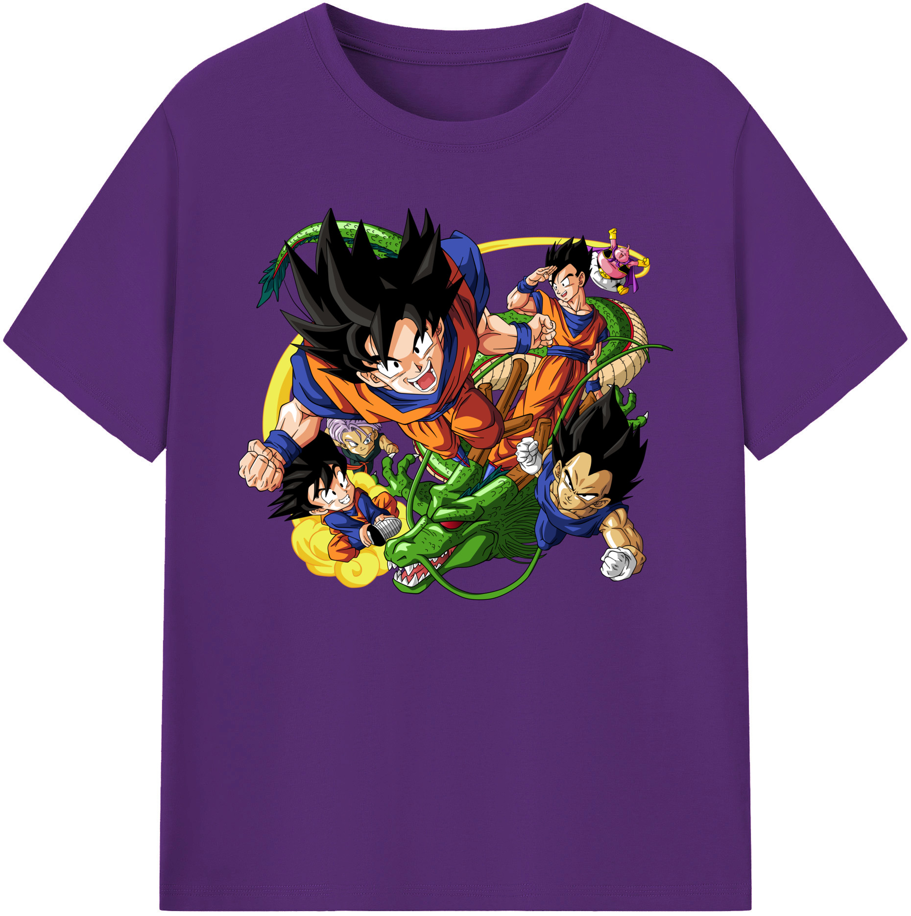 （画像用） ドラゴンボール DRAGON BALL 綿100％ メンズ半袖Tシャツ｜肌触りやわらか＆通気性