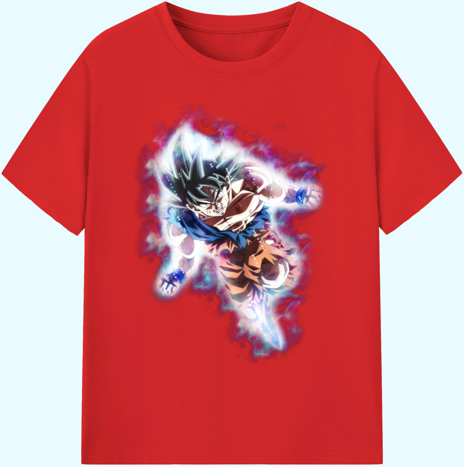 （画像用） ドラゴンボール 孫悟空（そん ごくう）Son Goku カカロット DRAGON BALL Kakarotto 綿100％ メンズ半袖Tシャツ｜肌触りやわらか＆通気性