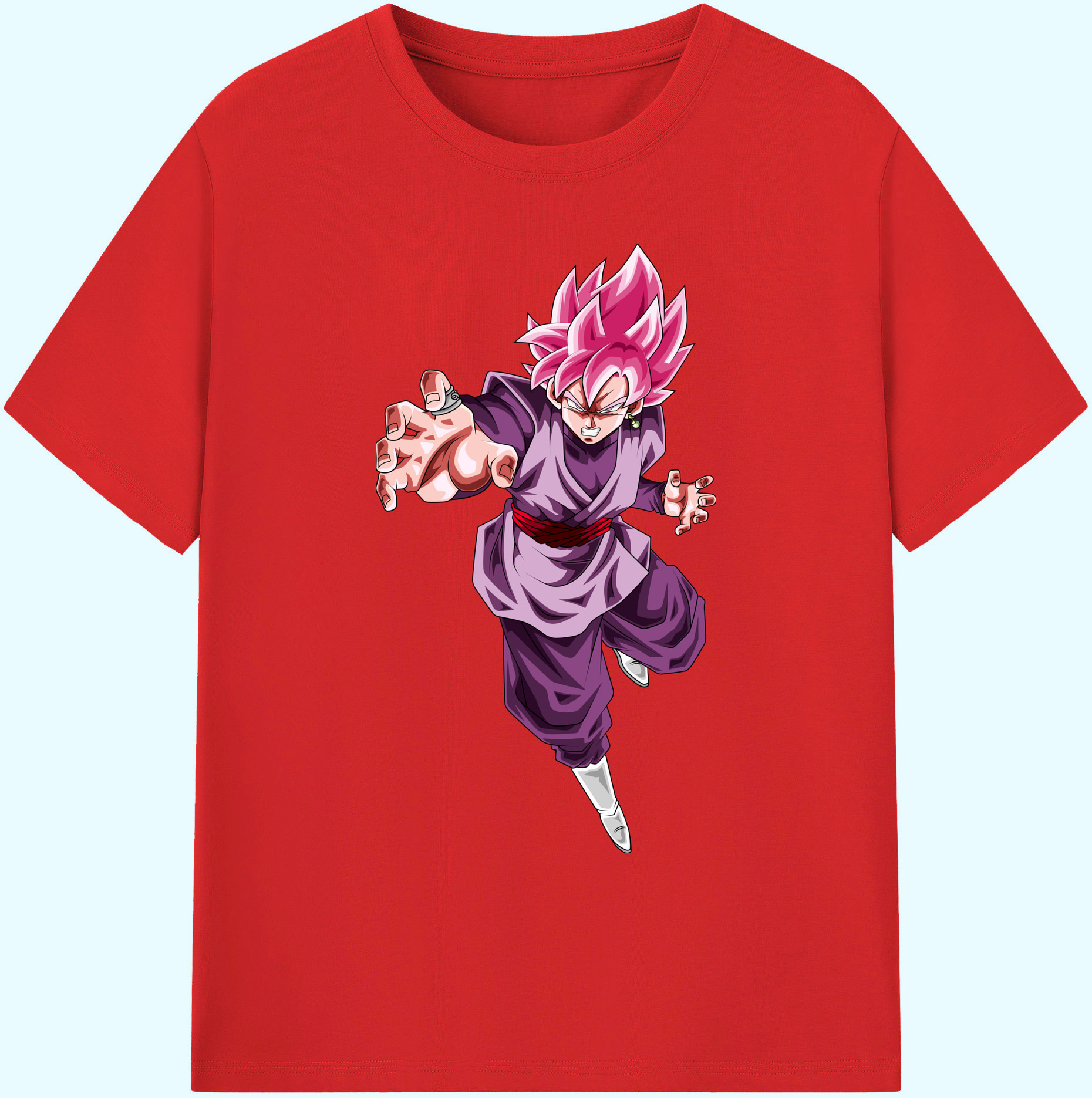 （画像用） ドラゴンボール ベジット DRAGON BALL Vegetto 綿100％ メンズ半袖Tシャツ｜肌触りやわらか＆通気性