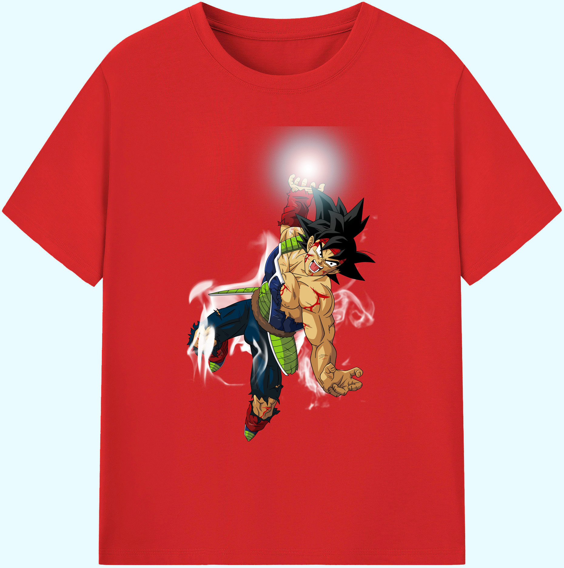 （画像用） ドラゴンボール バーダック DRAGON BALL Burdock 綿100％ メンズ半袖Tシャツ｜肌触りやわらか＆通気性