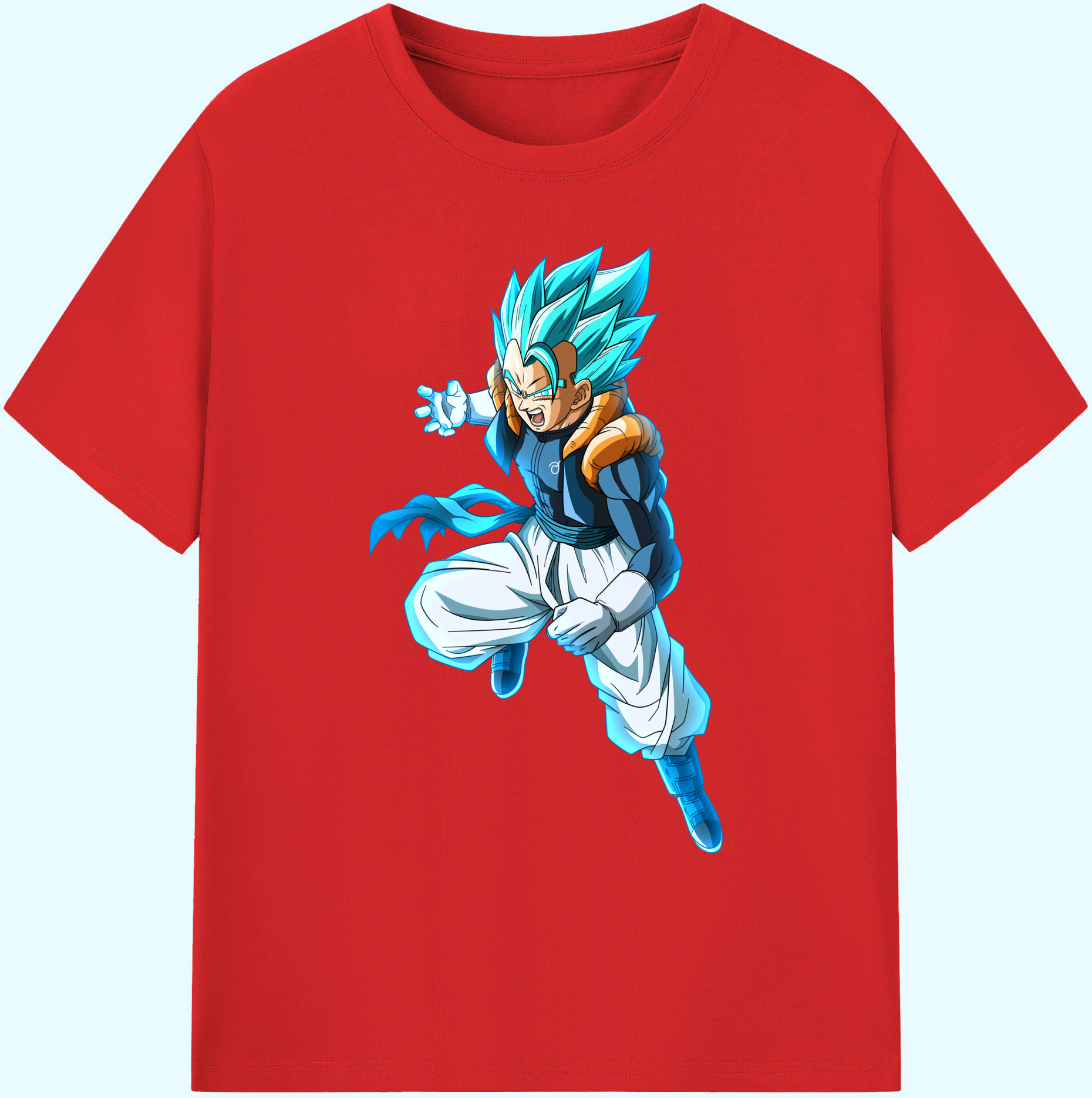 （画像用） ドラゴンボール ベジータ四世（Bejīta Yonsei）DRAGON BALL Vegeta IV 綿100％ メンズ半袖Tシャツ｜肌触りやわらか＆通気性