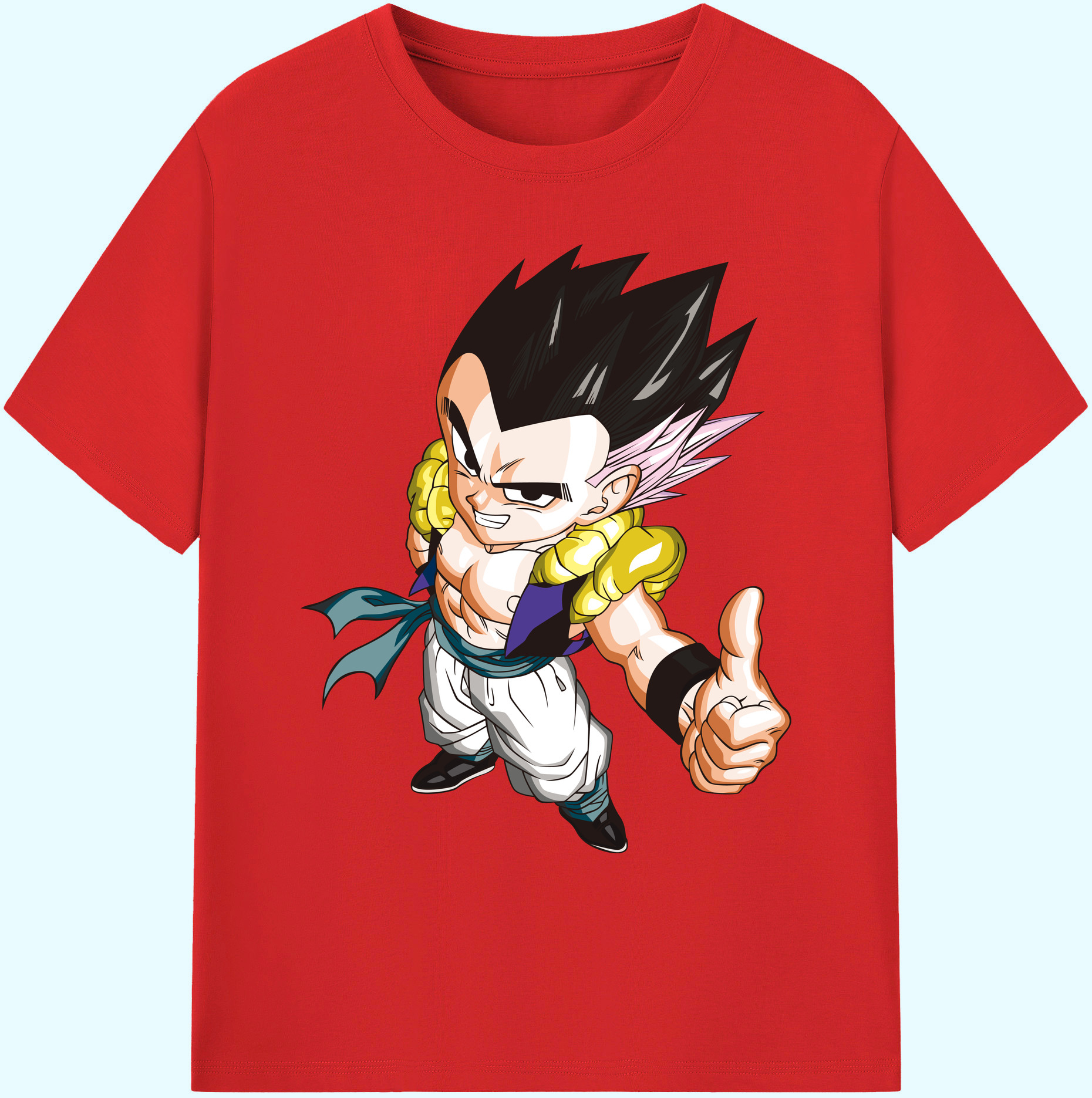 （画像用） ドラゴンボール ベジータ四世（Bejīta Yonsei）DRAGON BALL Vegeta IV 綿100％ メンズ半袖Tシャツ｜肌触りやわらか＆通気性