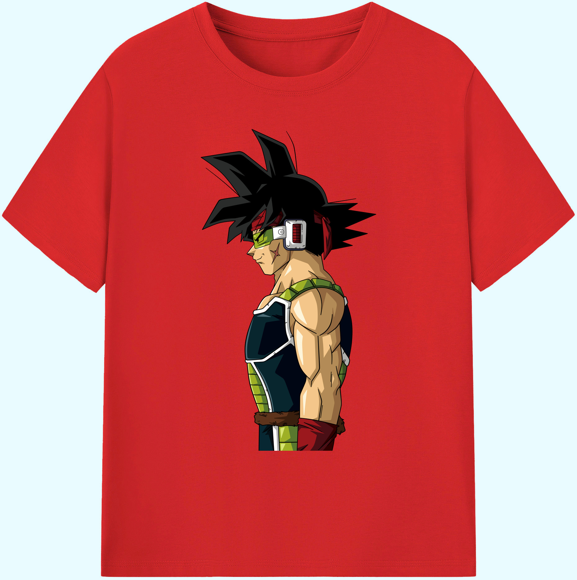 （画像用） ドラゴンボール バーダック DRAGON BALL Burdock 綿100％ メンズ半袖Tシャツ｜肌触りやわらか＆通気性