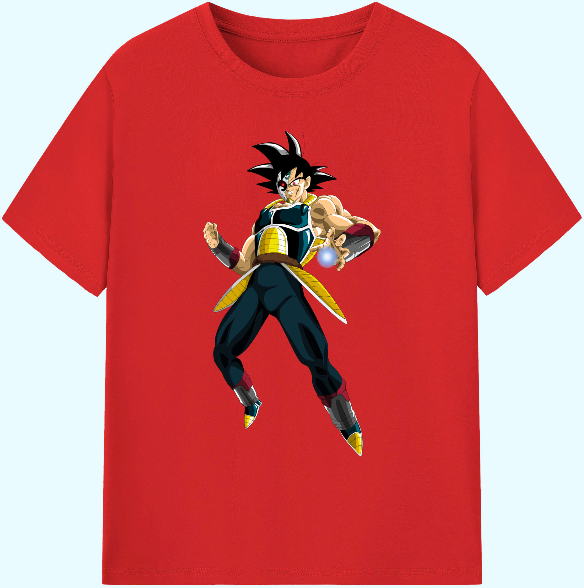 （画像用） ドラゴンボール バーダック DRAGON BALL Burdock 綿100％ メンズ半袖Tシャツ｜肌触りやわらか＆通気性