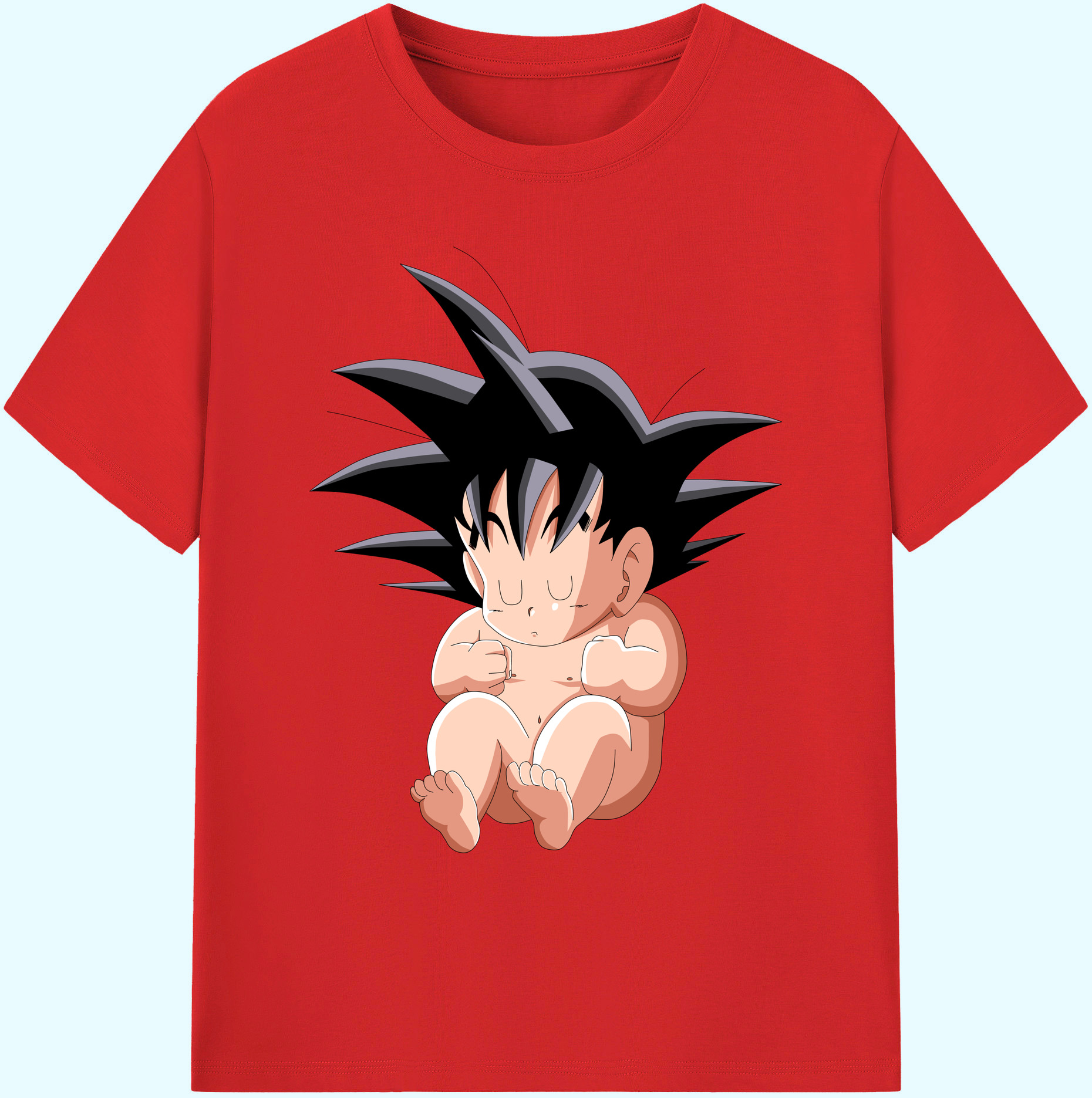 （画像用） ドラゴンボール 孫悟空（そん ごくう）Son Goku カカロット DRAGON BALL Kakarotto 綿100％ メンズ半袖Tシャツ｜肌触りやわらか＆通気性