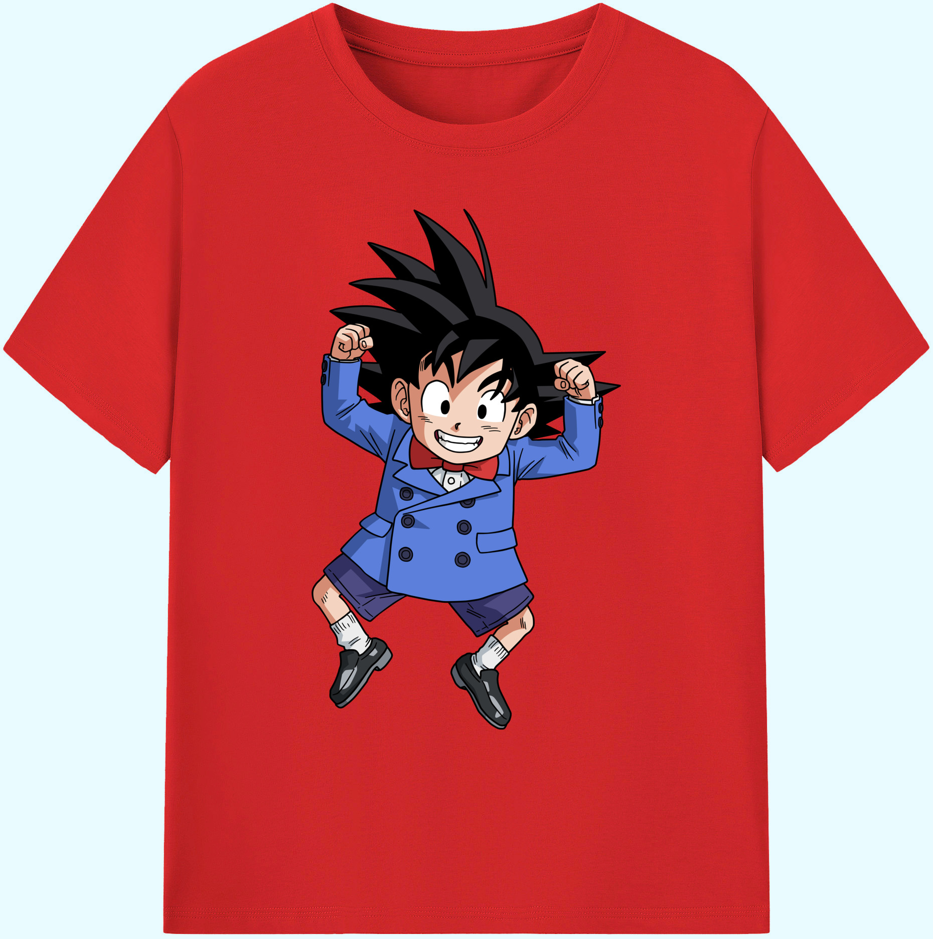 （画像用） ドラゴンボール 孫悟空（そん ごくう）Son Goku カカロット DRAGON BALL Kakarotto 綿100％ メンズ半袖Tシャツ｜肌触りやわらか＆通気性