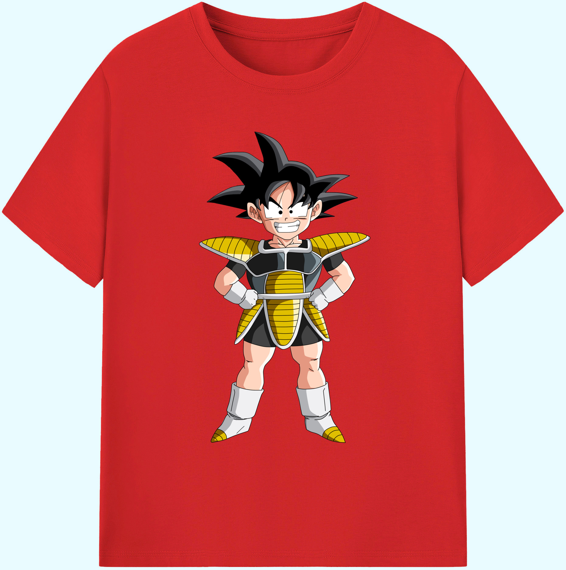 （画像用） ドラゴンボール 孫悟空（そん ごくう）Son Goku カカロット DRAGON BALL Kakarotto 綿100％ メンズ半袖Tシャツ｜肌触りやわらか＆通気性