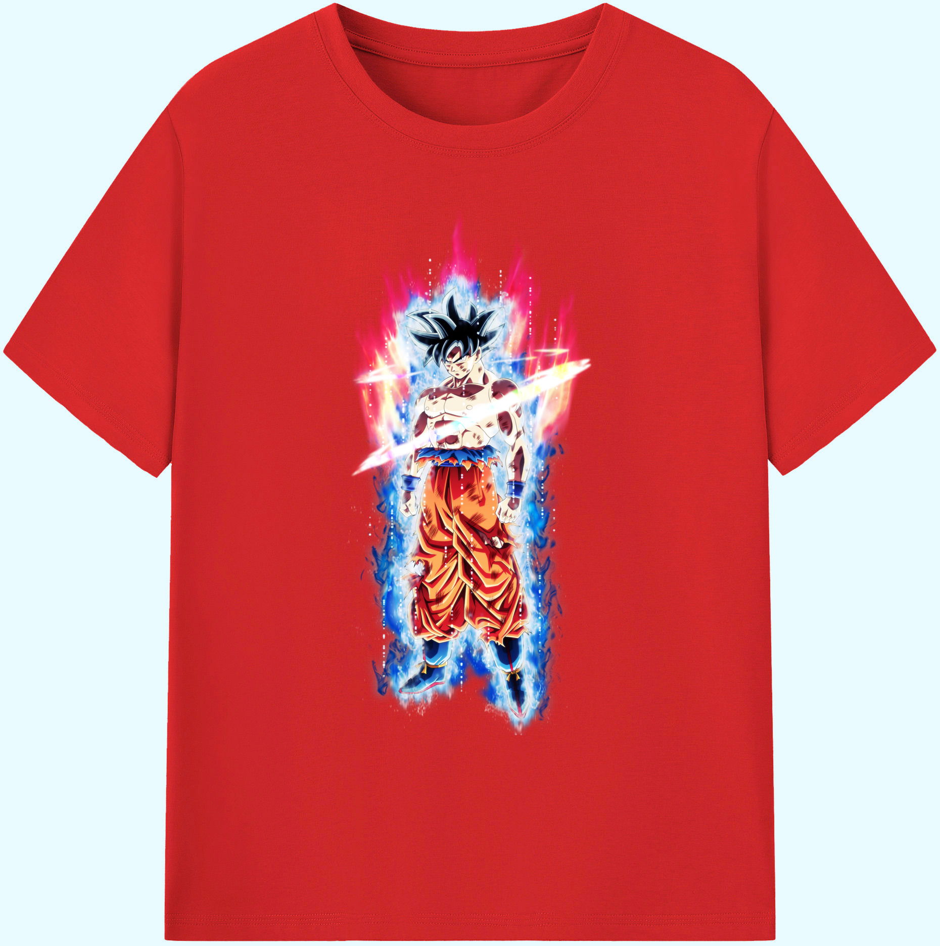 （画像用） ドラゴンボール 孫悟空（そん ごくう）Son Goku カカロット DRAGON BALL Kakarotto 綿100％ メンズ半袖Tシャツ｜肌触りやわらか＆通気性
