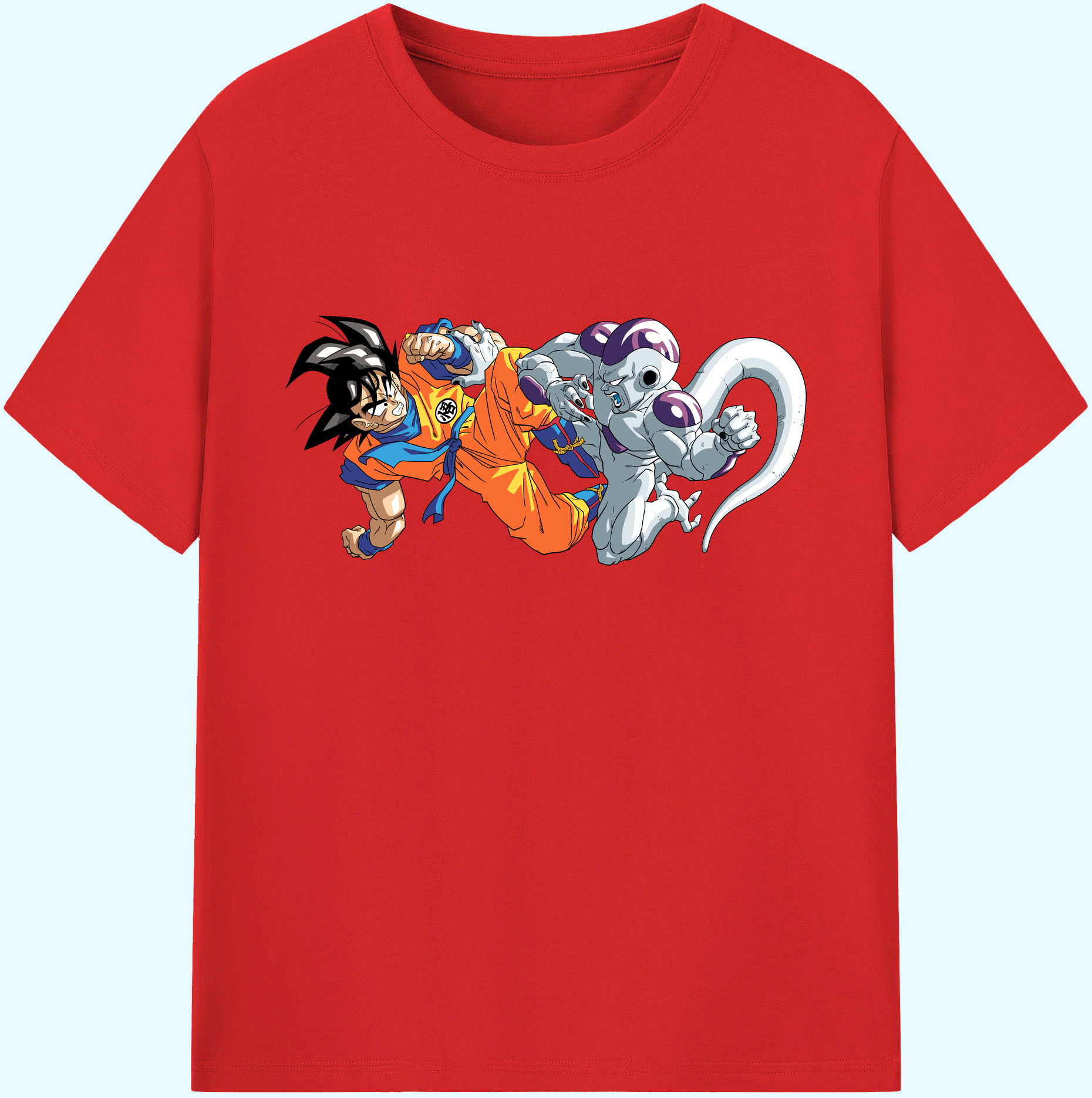 （画像用） ドラゴンボール 孫悟空（そん ごくう）Son Goku カカロット DRAGON BALL Kakarotto 綿100％ メンズ半袖Tシャツ｜肌触りやわらか＆通気性