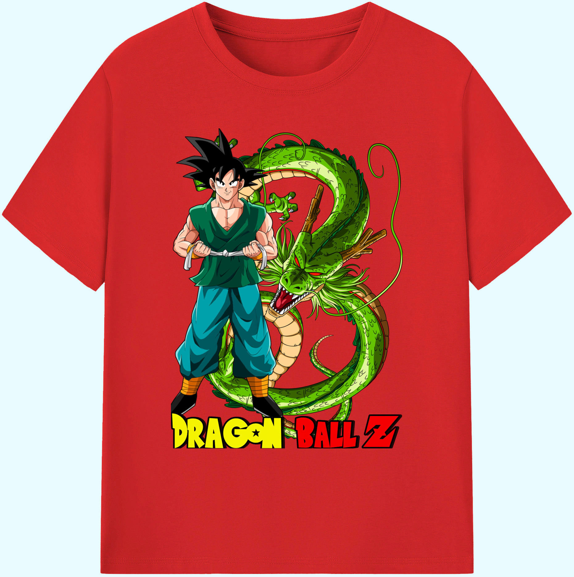 （画像用） ドラゴンボール 孫悟空（そん ごくう）Son Goku カカロット DRAGON BALL Kakarotto 綿100％ メンズ半袖Tシャツ｜肌触りやわらか＆通気性