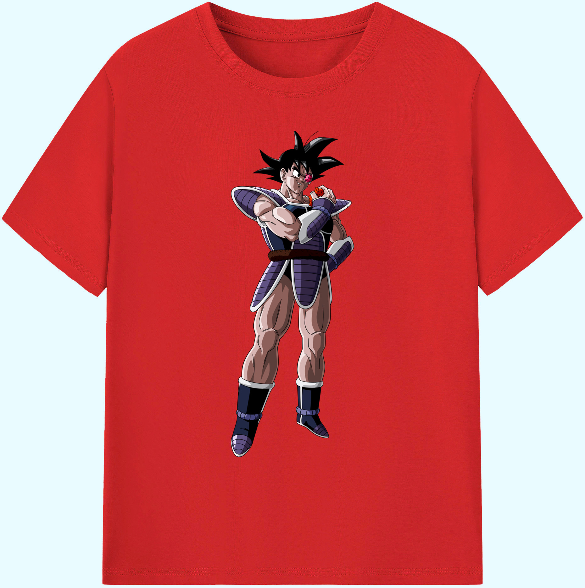 （画像用） ドラゴンボール 孫悟空（そん ごくう）Son Goku カカロット DRAGON BALL Kakarotto 綿100％ メンズ半袖Tシャツ｜肌触りやわらか＆通気性