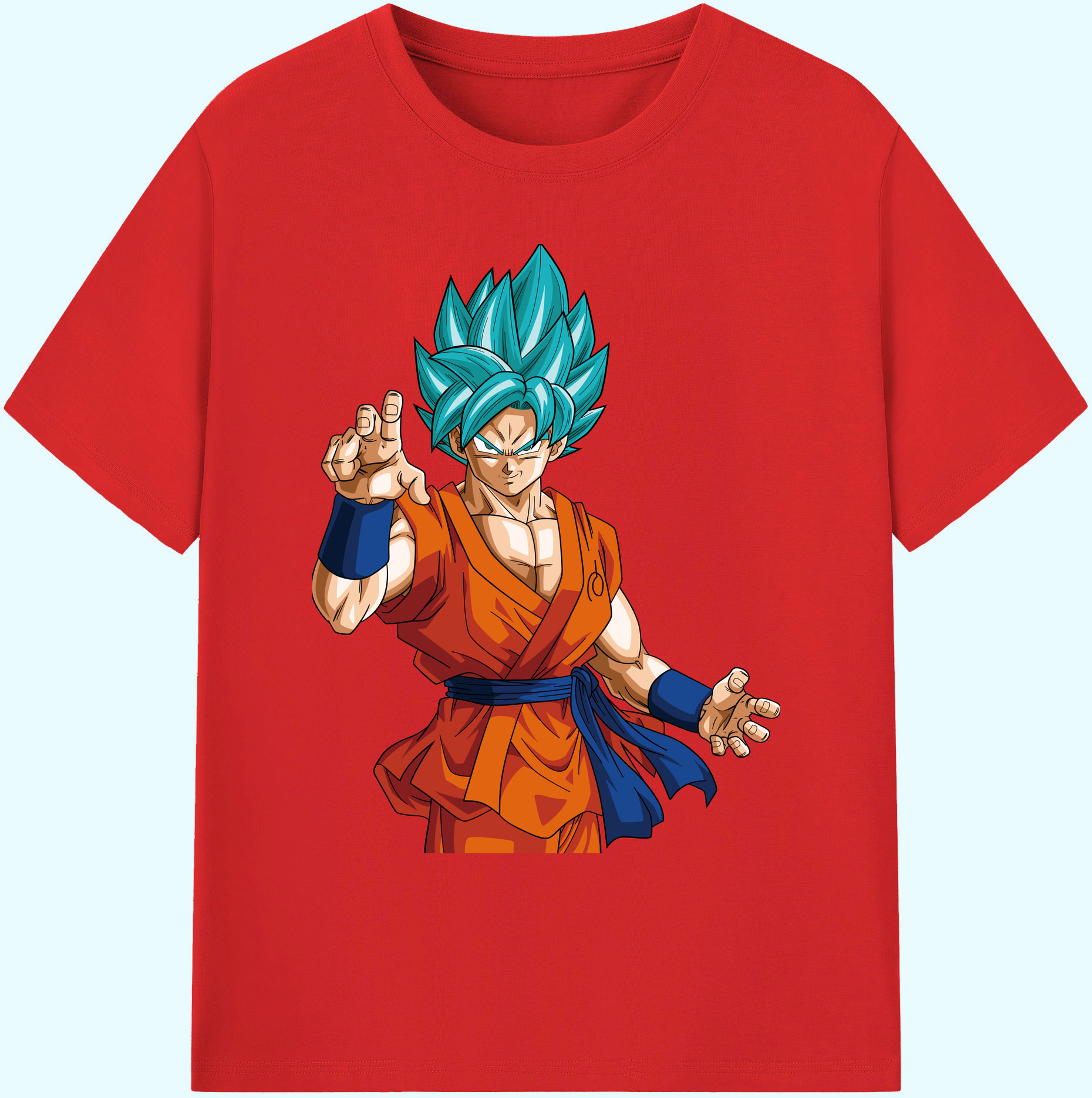 （画像用） ドラゴンボール 孫悟空（そん ごくう）Son Goku カカロット DRAGON BALL Kakarotto 綿100％ メンズ半袖Tシャツ｜肌触りやわらか＆通気性