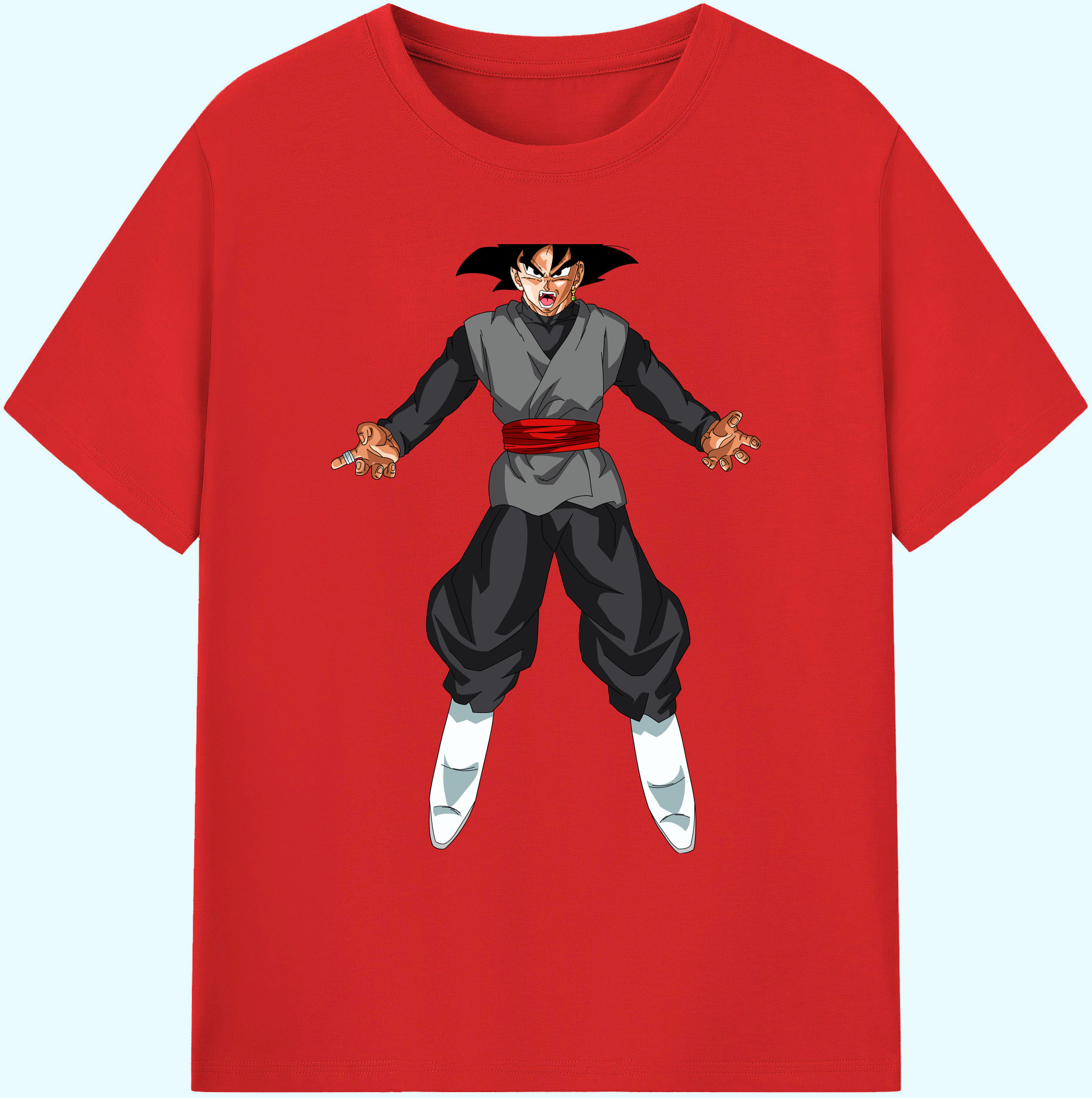 （画像用） ドラゴンボール ベジータ四世（Bejīta Yonsei）DRAGON BALL Vegeta IV 綿100％ メンズ半袖Tシャツ｜肌触りやわらか＆通気性