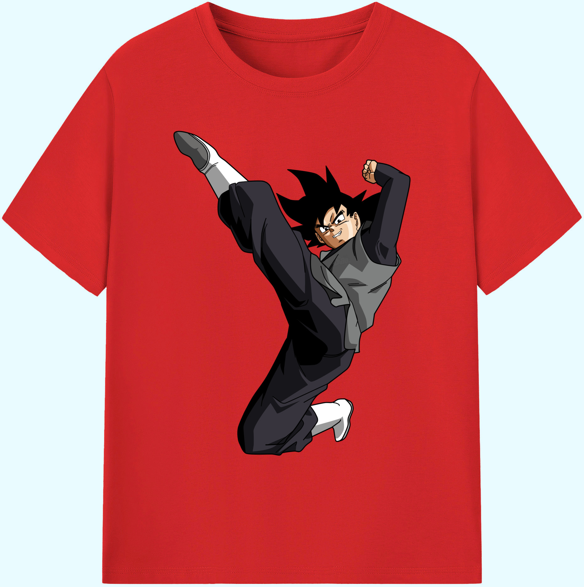 （画像用） ドラゴンボール ベジータ四世（Bejīta Yonsei）DRAGON BALL Vegeta IV 綿100％ メンズ半袖Tシャツ｜肌触りやわらか＆通気性