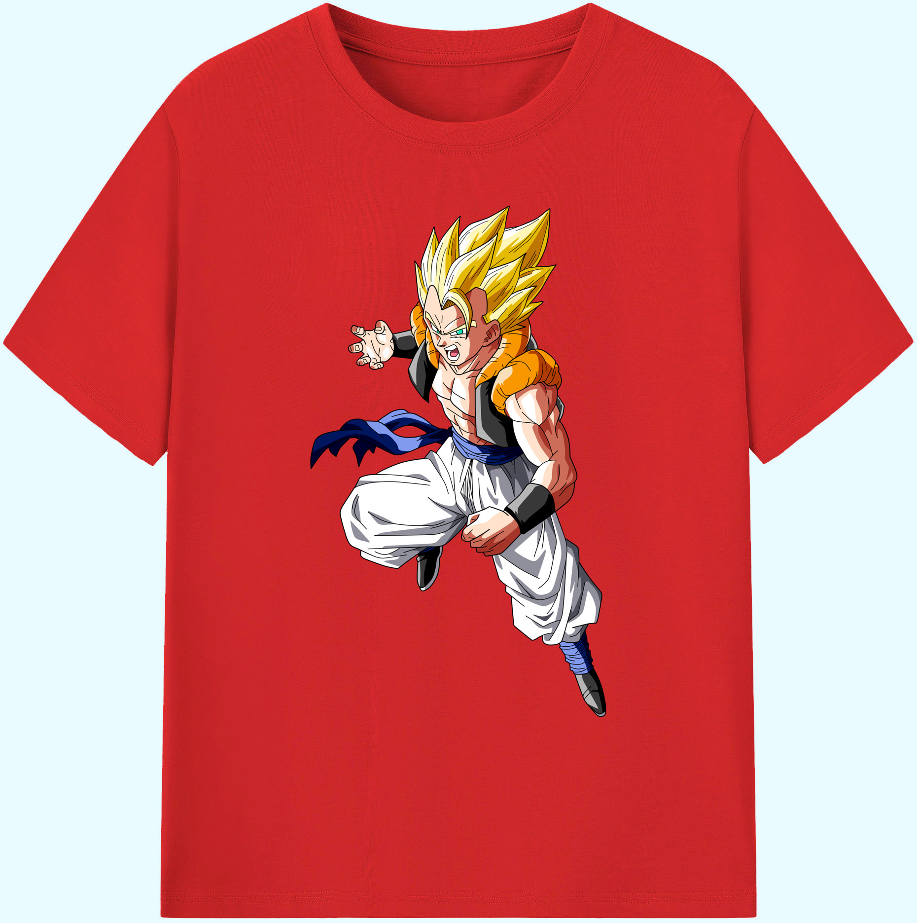 （画像用） ドラゴンボール ベジータ四世（Bejīta Yonsei）DRAGON BALL Vegeta IV 綿100％ メンズ半袖Tシャツ｜肌触りやわらか＆通気性