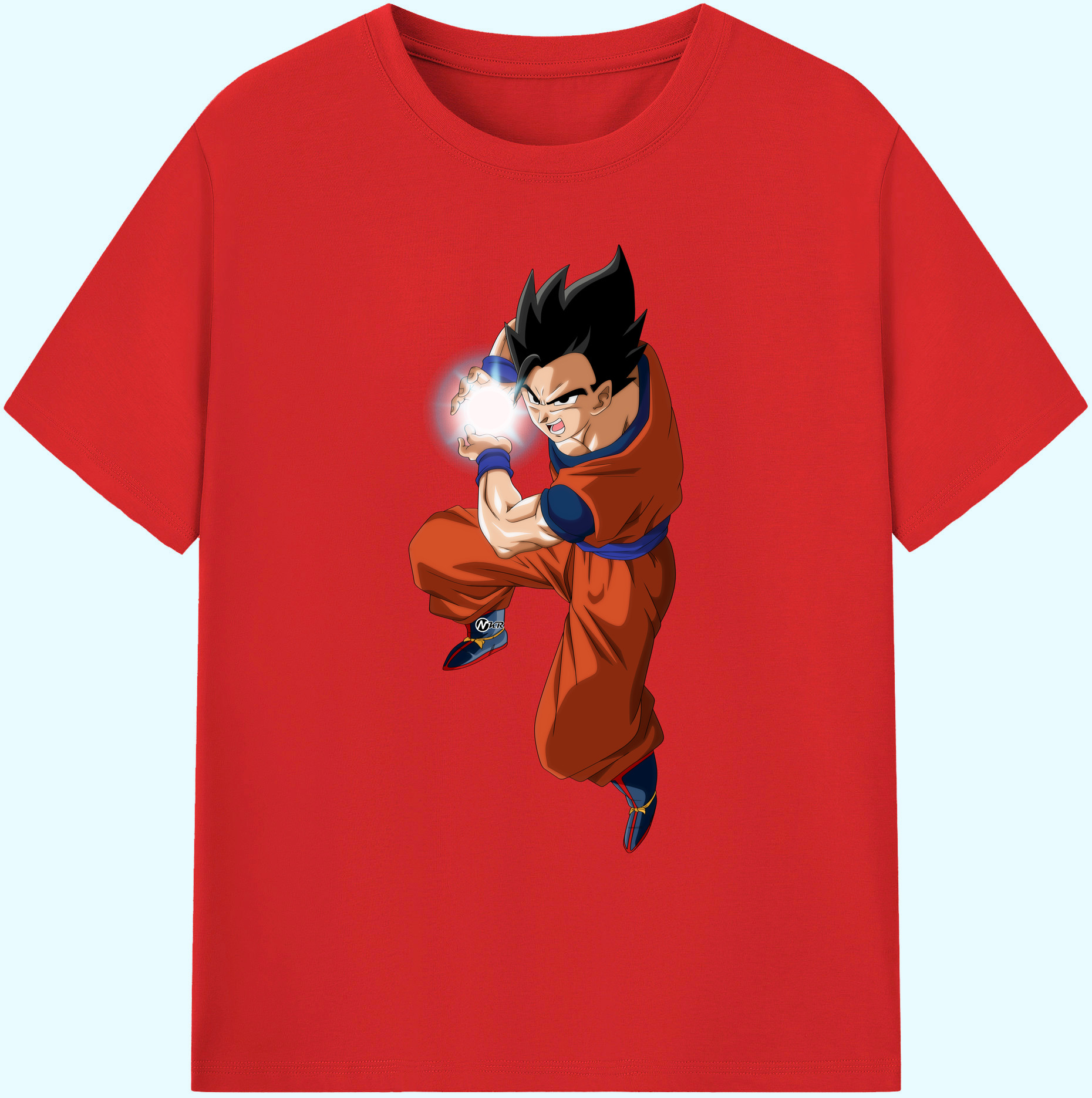 （画像用） ドラゴンボール 孫 悟飯（そんごはん）DRAGON BALL Son Gohan 綿100％ メンズ半袖Tシャツ｜肌触りやわらか＆通気性