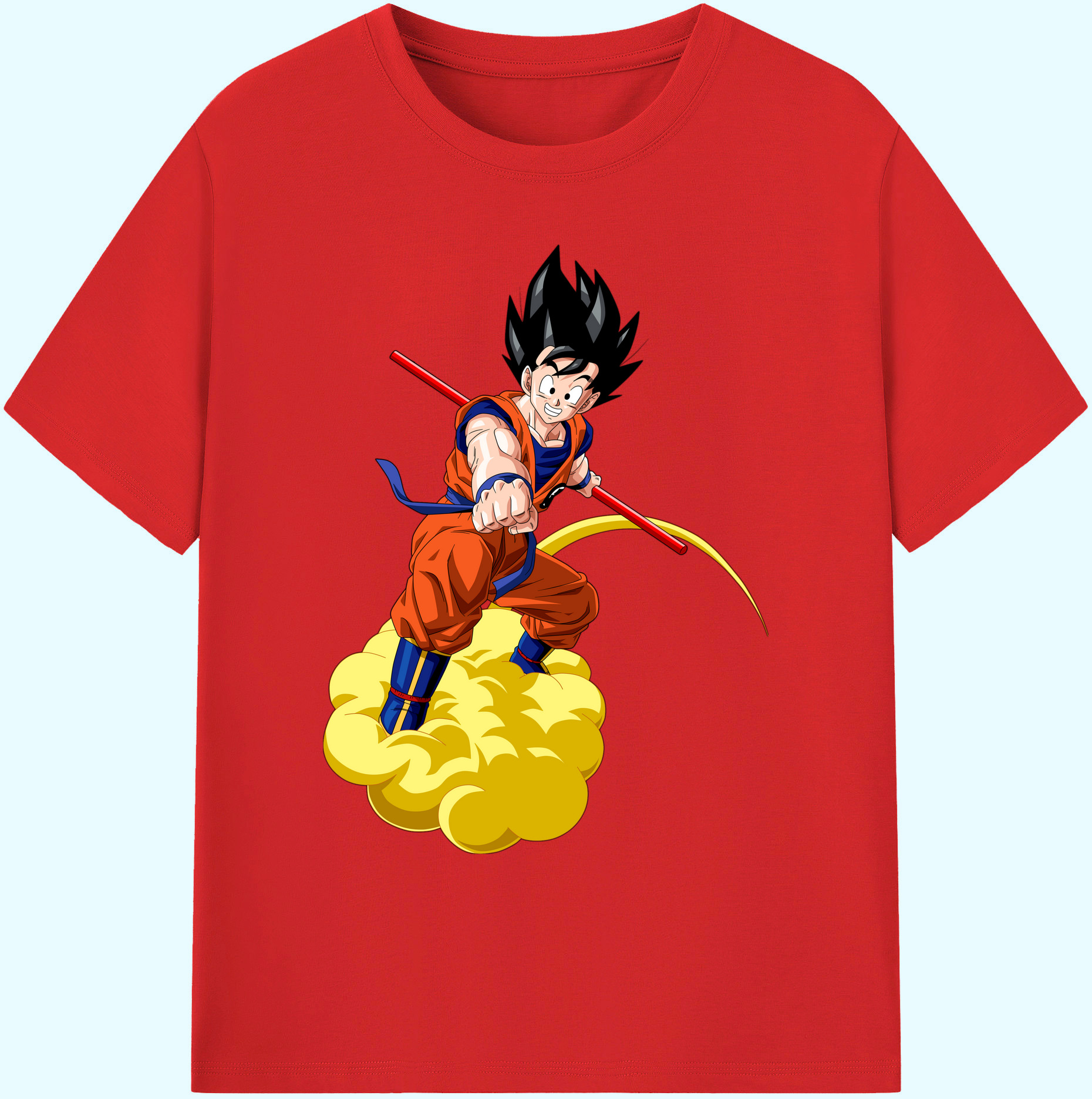 （画像用） ドラゴンボール 孫 悟飯（そんごはん）DRAGON BALL Son Gohan 綿100％ メンズ半袖Tシャツ｜肌触りやわらか＆通気性