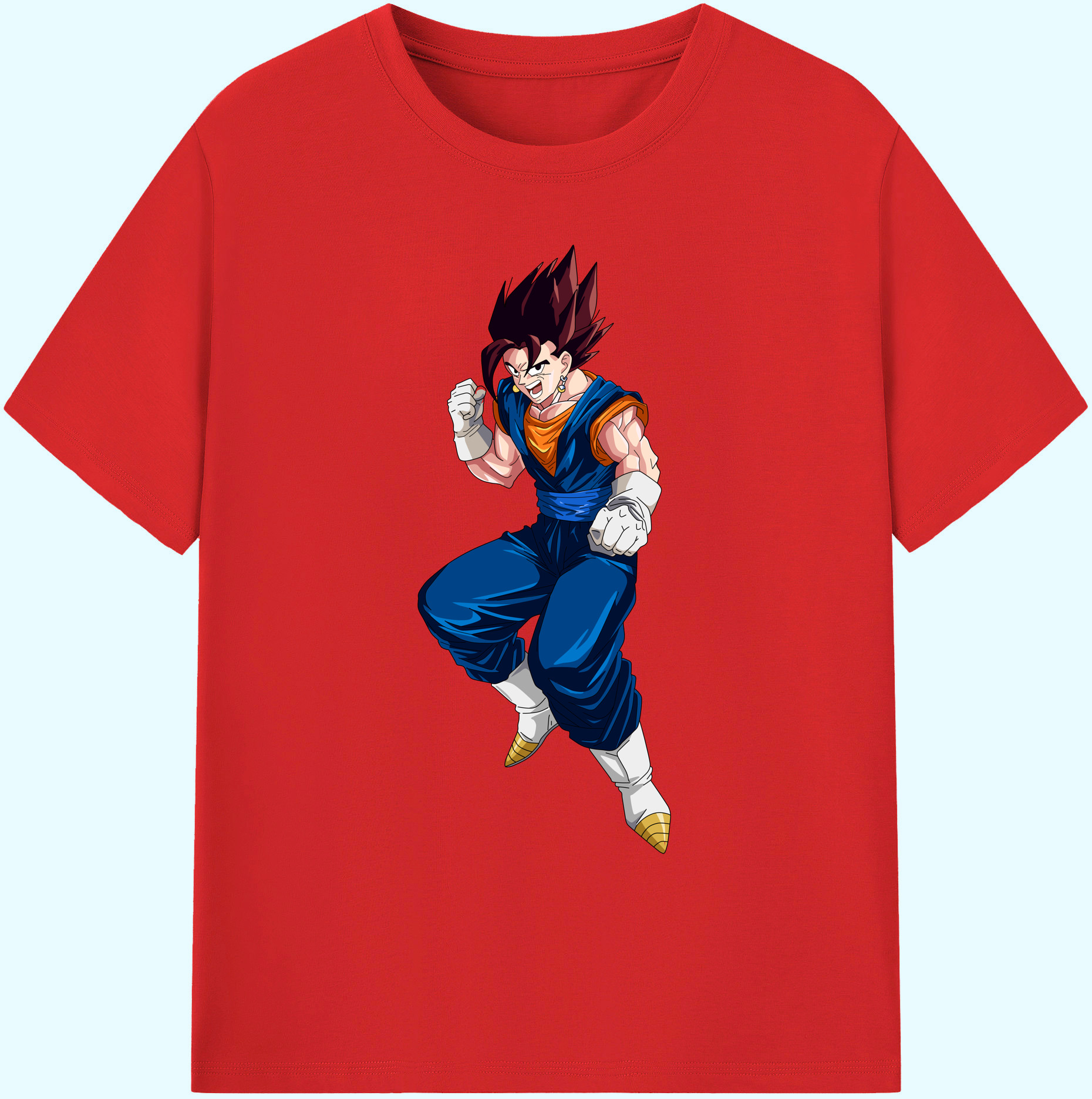 （画像用） ドラゴンボール 孫 悟飯（そんごはん）DRAGON BALL Son Gohan 綿100％ メンズ半袖Tシャツ｜肌触りやわらか＆通気性