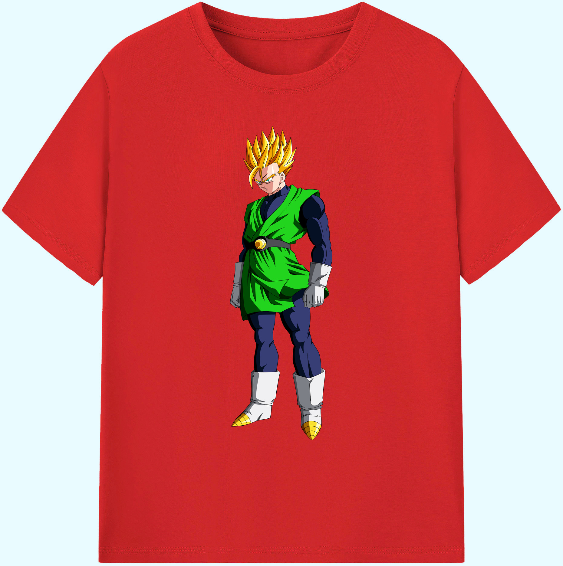 （画像用） ドラゴンボール 孫 悟飯（そんごはん）DRAGON BALL Son Gohan 綿100％ メンズ半袖Tシャツ｜肌触りやわらか＆通気性