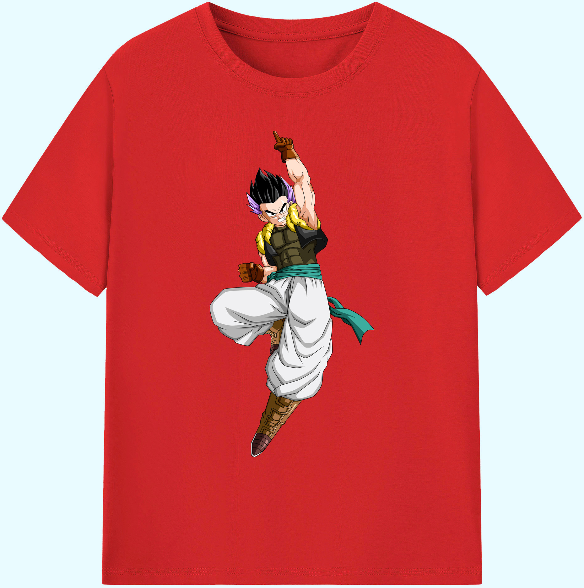 （画像用） ドラゴンボール 孫 悟飯（そんごはん）DRAGON BALL Son Gohan 綿100％ メンズ半袖Tシャツ｜肌触りやわらか＆通気性