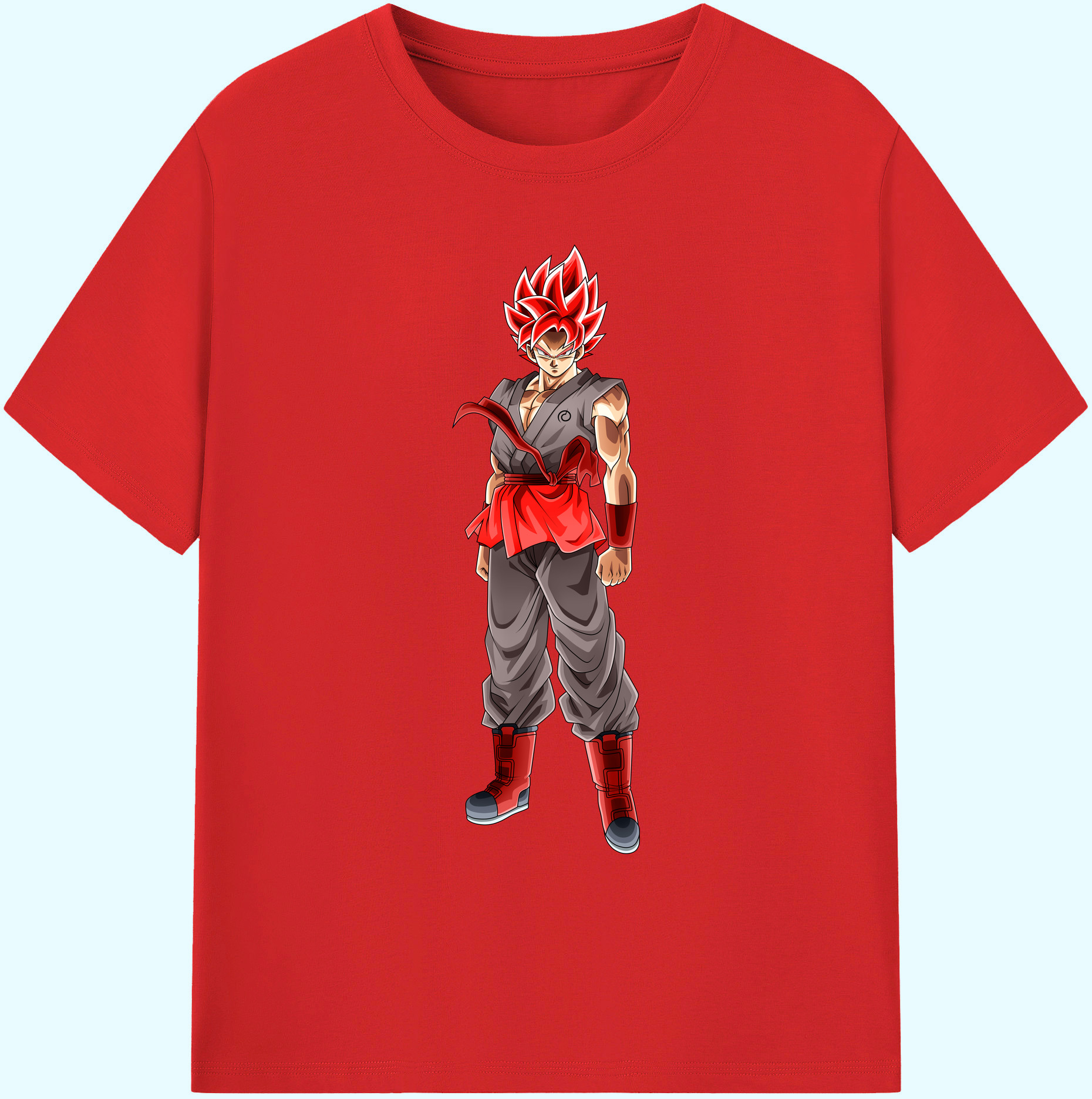 （画像用） ドラゴンボール 孫 悟飯（そんごはん）DRAGON BALL Son Gohan 綿100％ メンズ半袖Tシャツ｜肌触りやわらか＆通気性