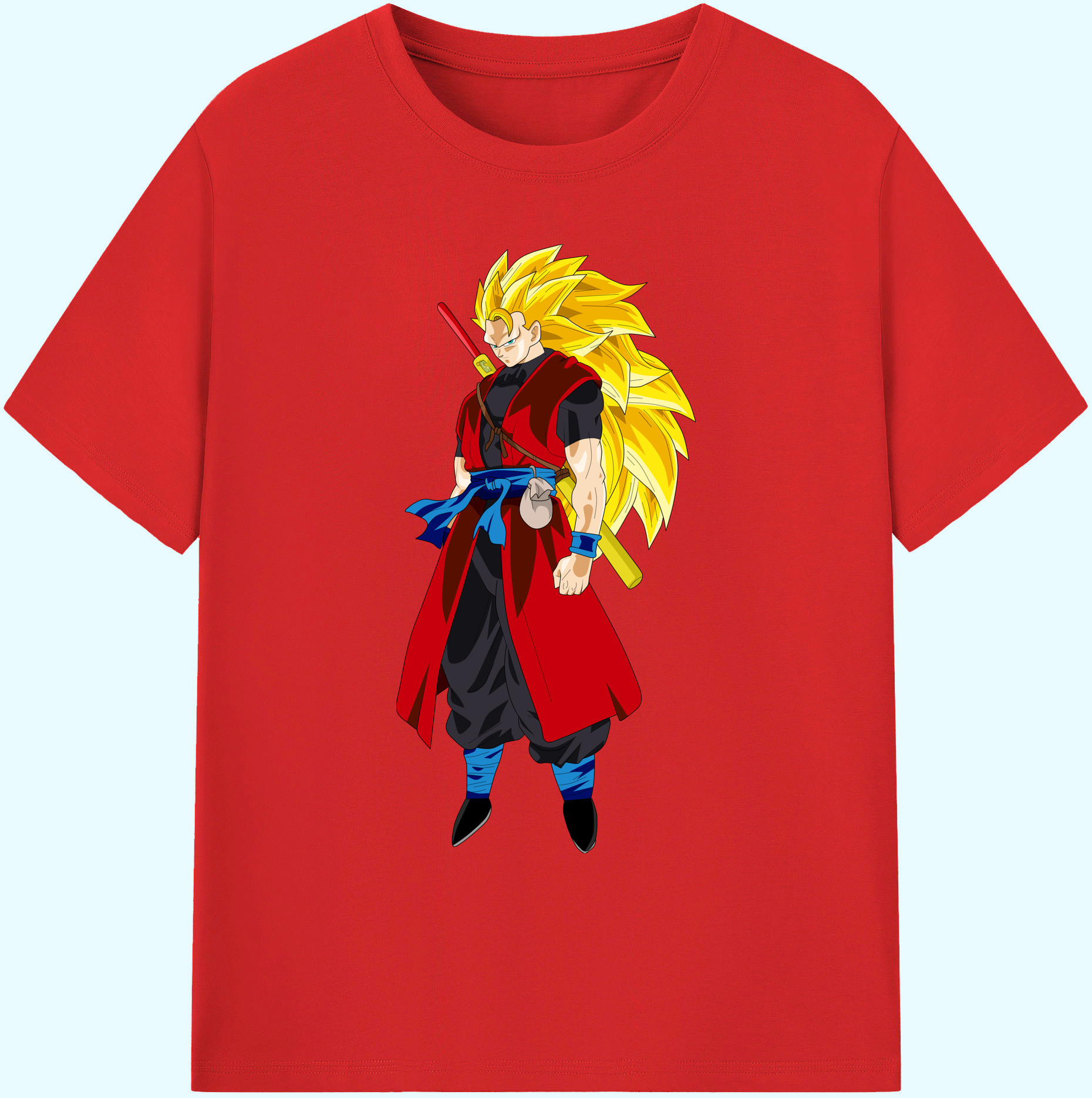 （画像用） ドラゴンボール トランクス（Torankusu）DRAGON BALL Trunks 綿100％ メンズ半袖Tシャツ｜肌触りやわらか＆通気性