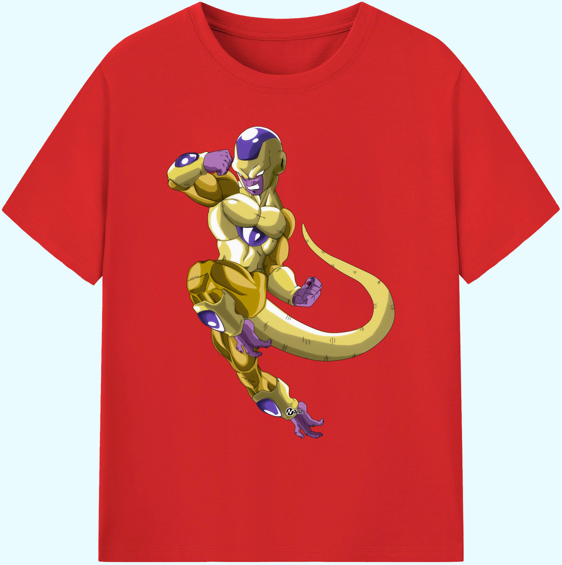 （画像用） ドラゴンボール フリーザ DRAGON BALL Frieza 綿100％ メンズ半袖Tシャツ｜肌触りやわらか＆通気性