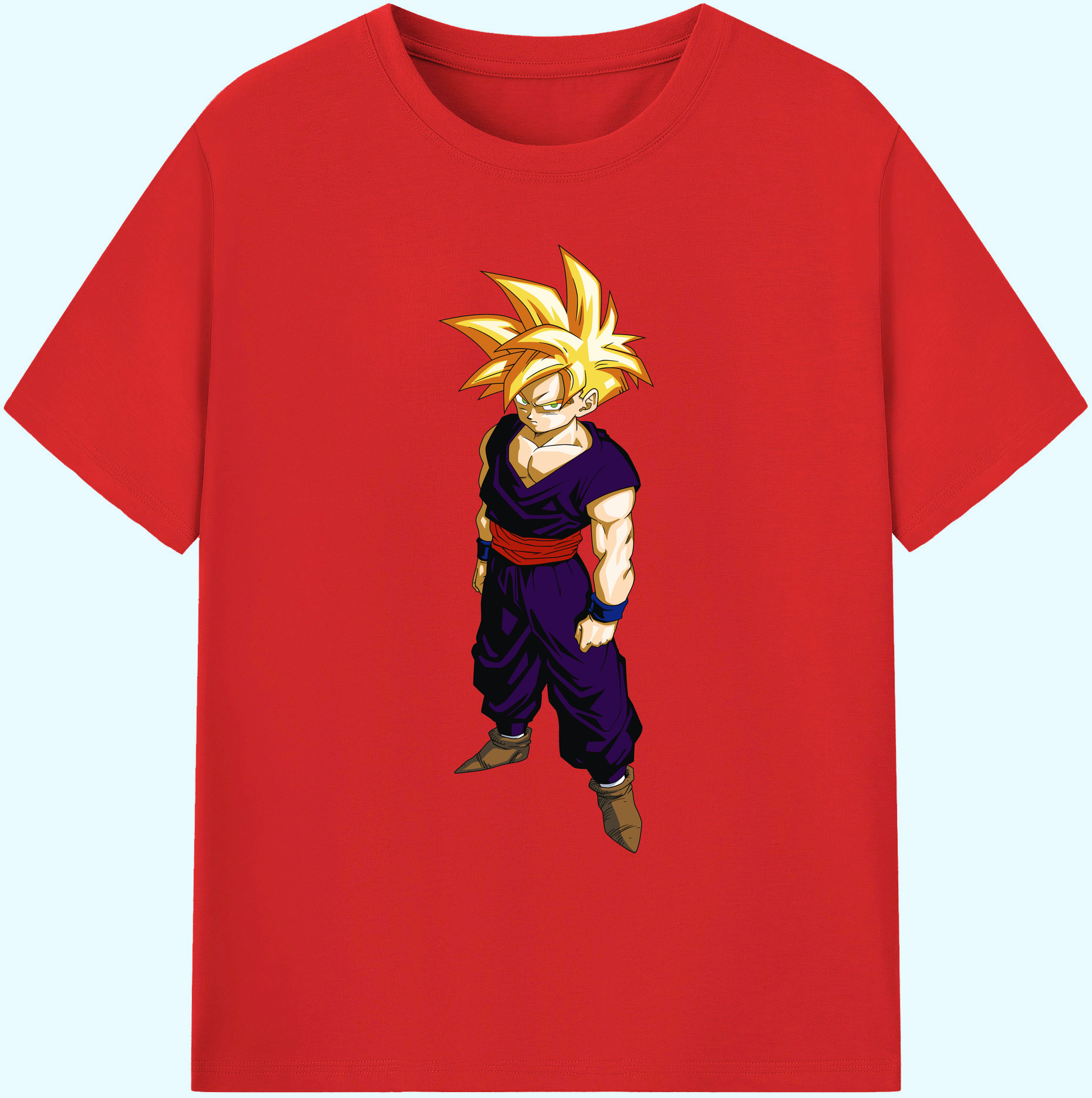 （画像用） ドラゴンボール ベジット DRAGON BALL Vegetto 綿100％ メンズ半袖Tシャツ｜肌触りやわらか＆通気性
