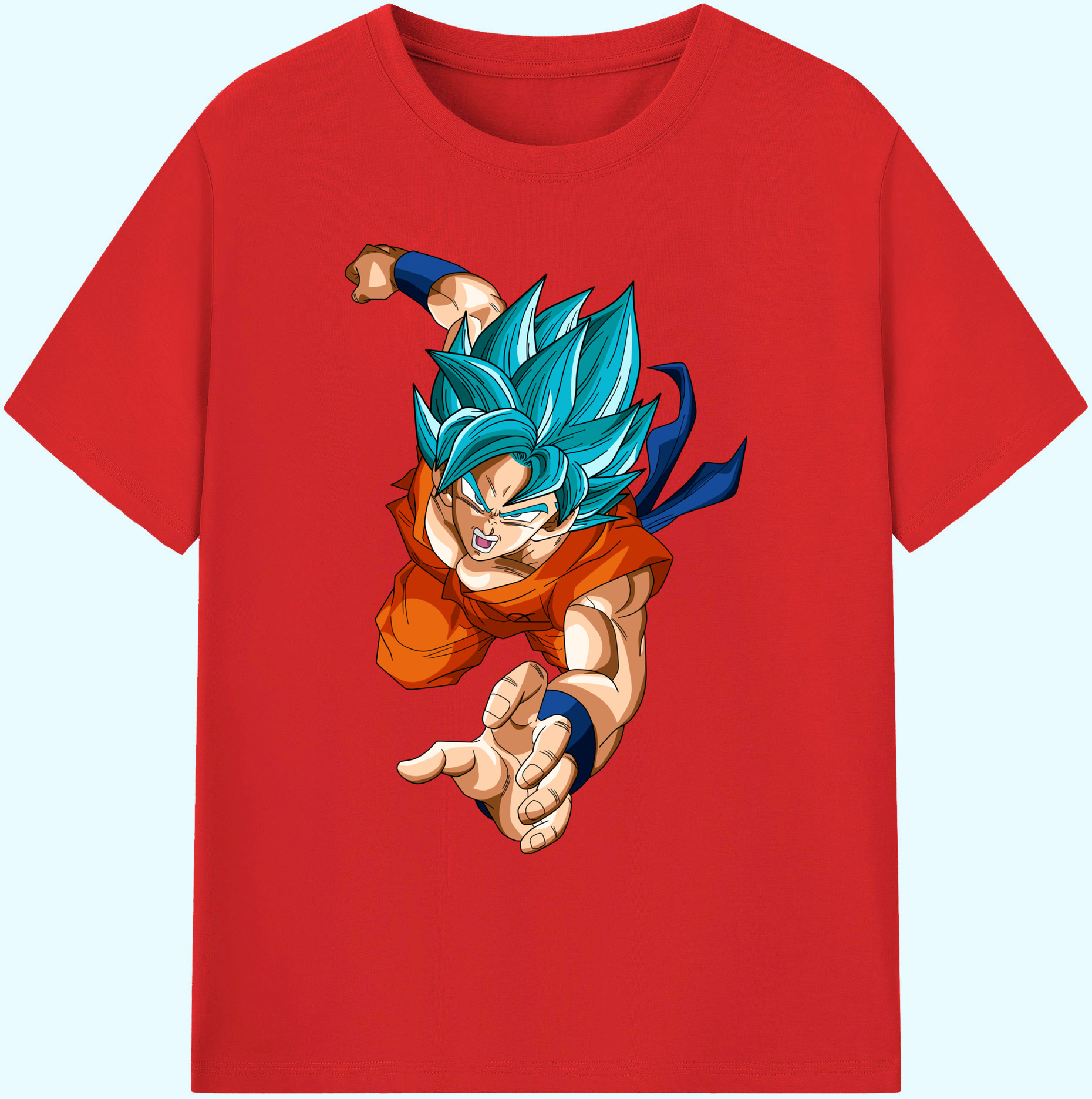 （画像用） ドラゴンボール ベジット DRAGON BALL Vegetto 綿100％ メンズ半袖Tシャツ｜肌触りやわらか＆通気性