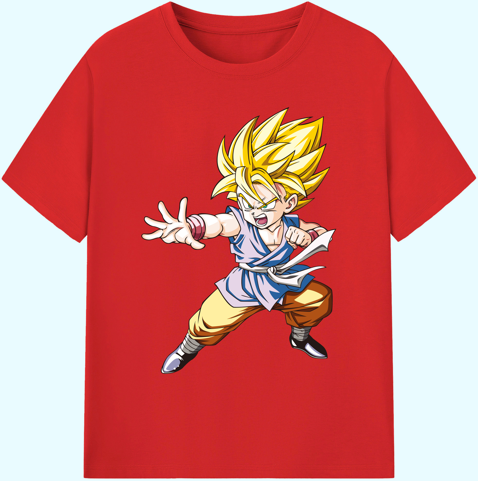 （画像用） ドラゴンボール ベジット DRAGON BALL Vegetto 綿100％ メンズ半袖Tシャツ｜肌触りやわらか＆通気性