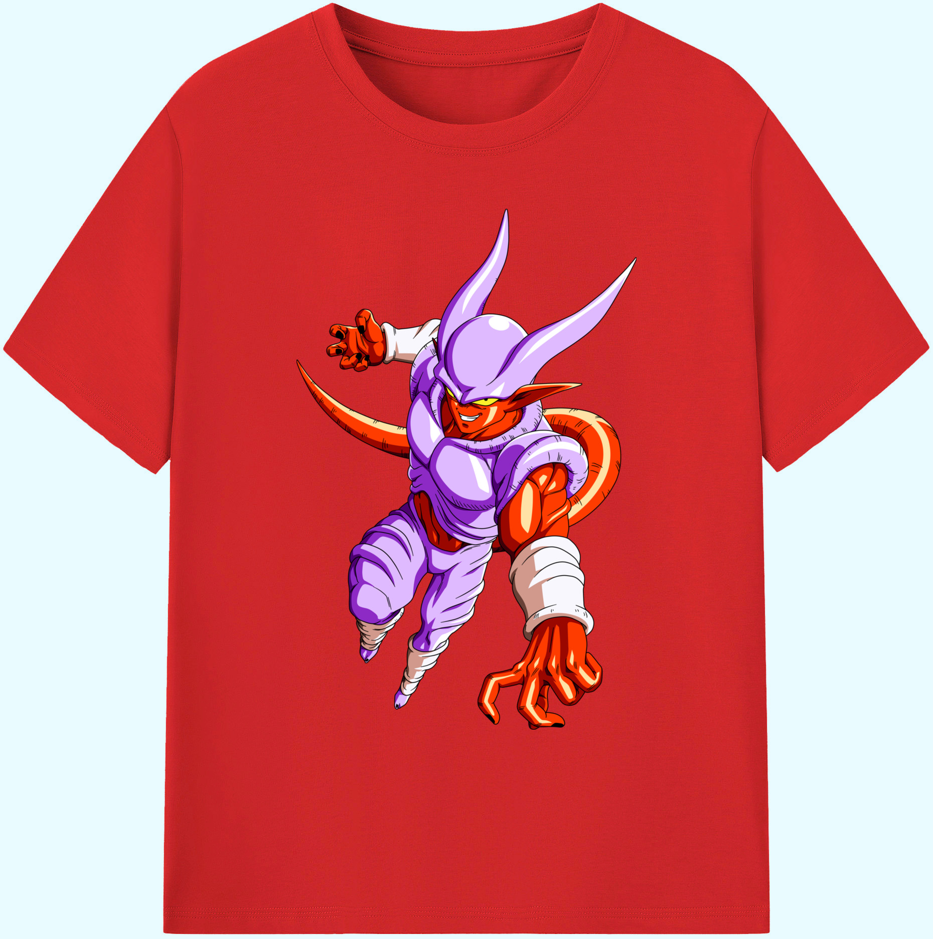 （画像用） ドラゴンボール ジャネンバ DRAGON BALL Janemba 綿100％ メンズ半袖Tシャツ｜肌触りやわらか＆通気性